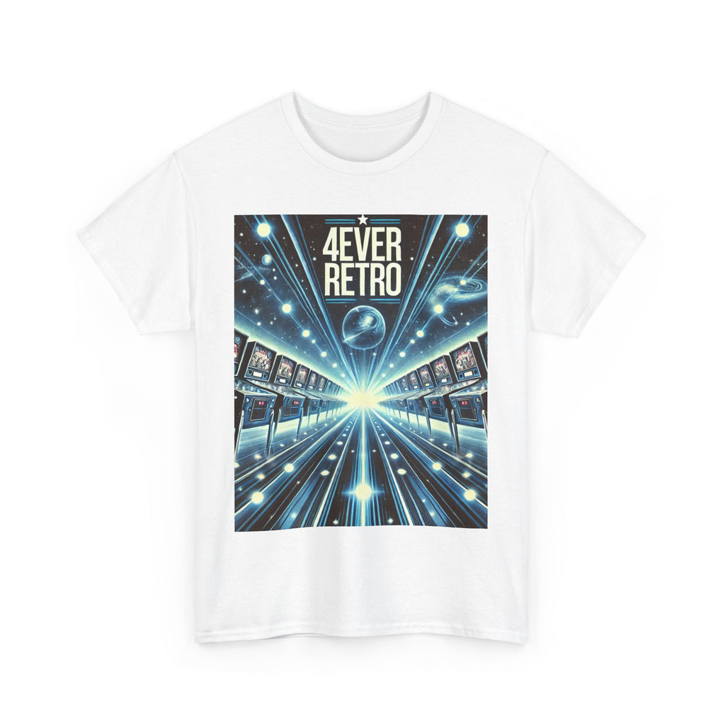 4ever Retro Pinball Galaxy Tee – Endless Arcade Adventure