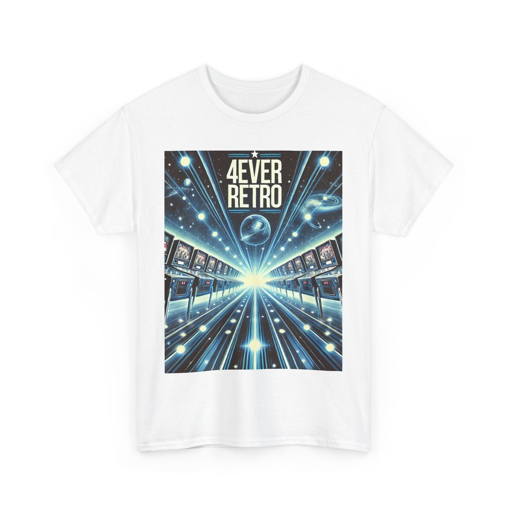 4ever Retro Pinball Galaxy Tee – Endless Arcade Adventure