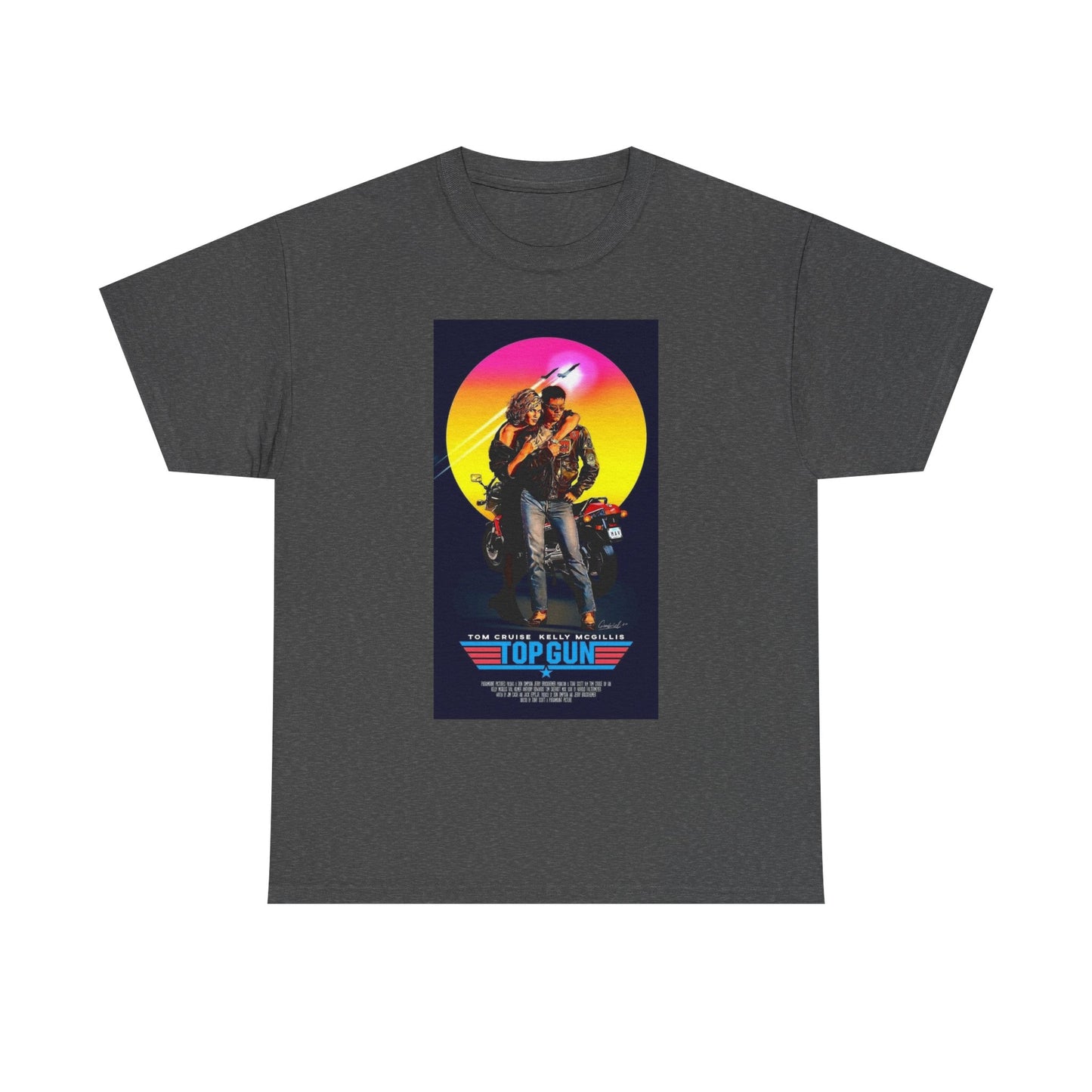 Retro 80s TOP GUN Tee – High-Flying Action Film Style