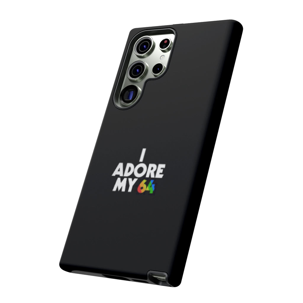 "I Adore My 64" Phone Case – Retro Protection for C64 Fans