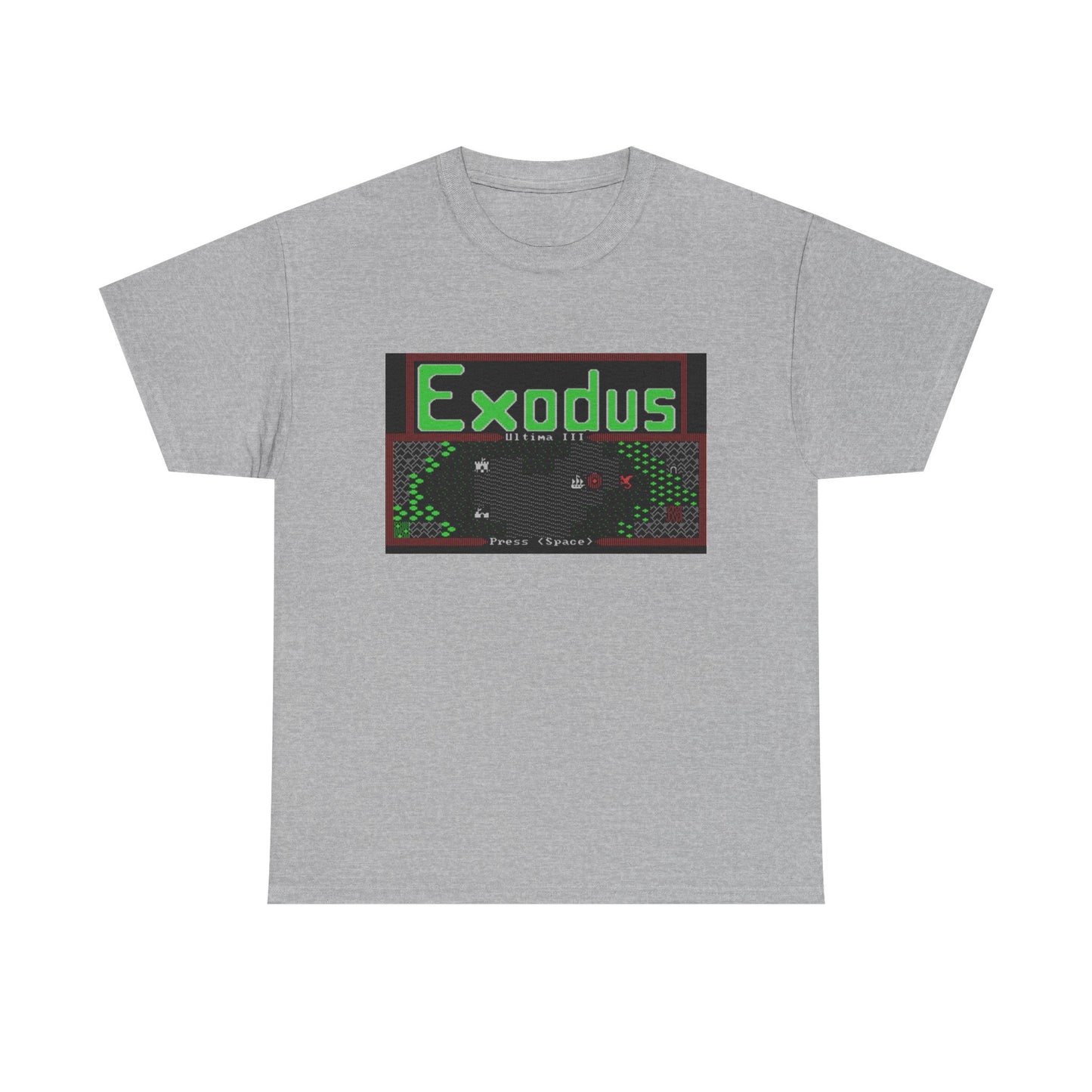 Ultima III: Exodus Commodore 64 Title Screen Tee – Classic C64 RPG