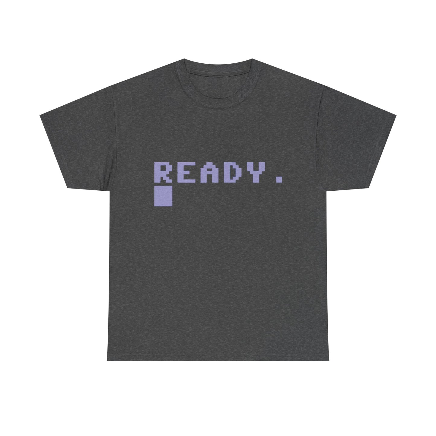 READY. – Commodore 64 Startup Screen Tee 80s Retro Computing