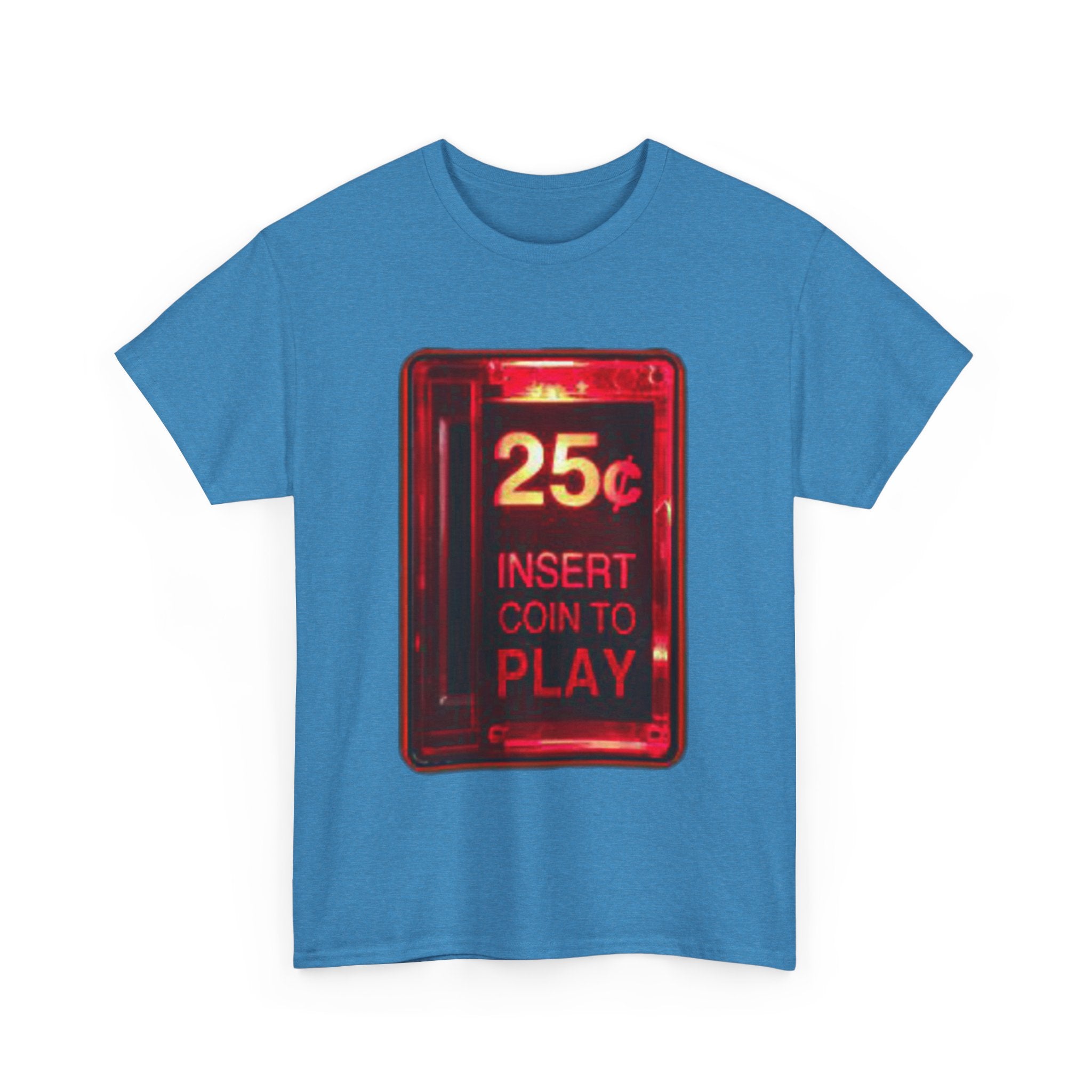 Retro Arcade Coin Slot Tee – “25¢ Insert Coin to Play” Gaming Shirt