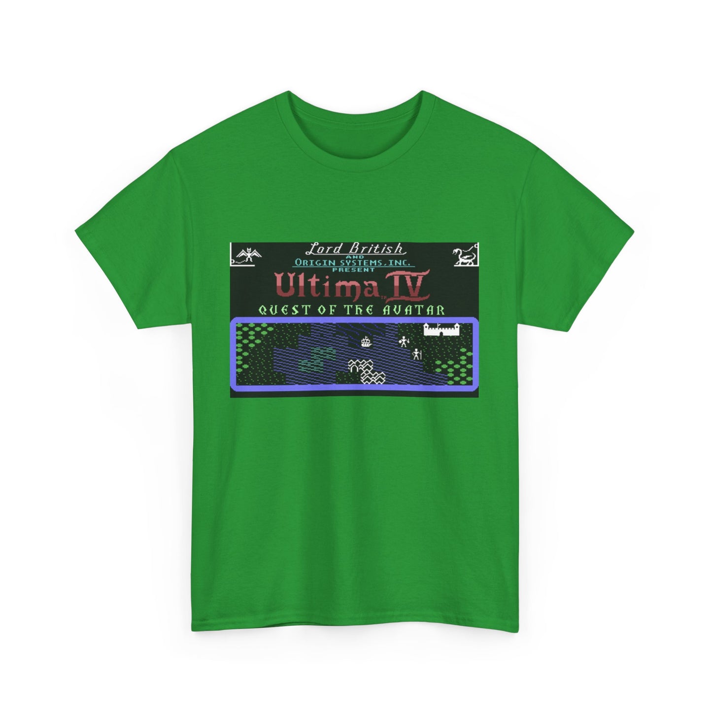 Ultima IV: Quest of the Avatar Commodore 64 Title Screen Tee – Classic C64 RPG