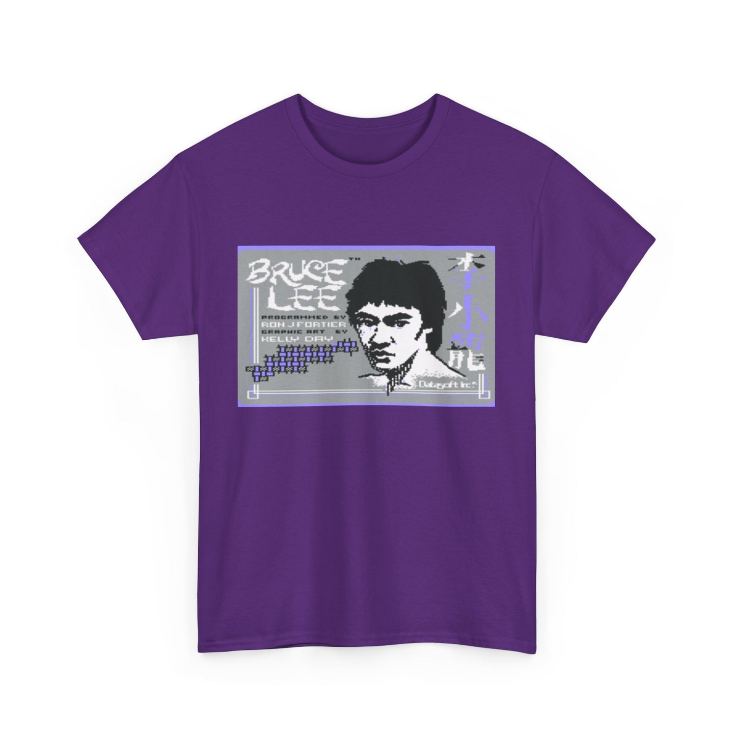 Bruce Lee Commodore 64 Title Screen Tee – Classic C64 Action Platformer