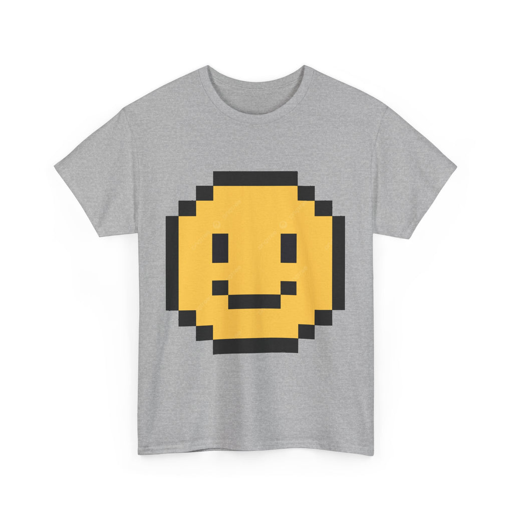 8-Bit Smiley Face Tee – Classic Pixel Art Retro Gaming Style