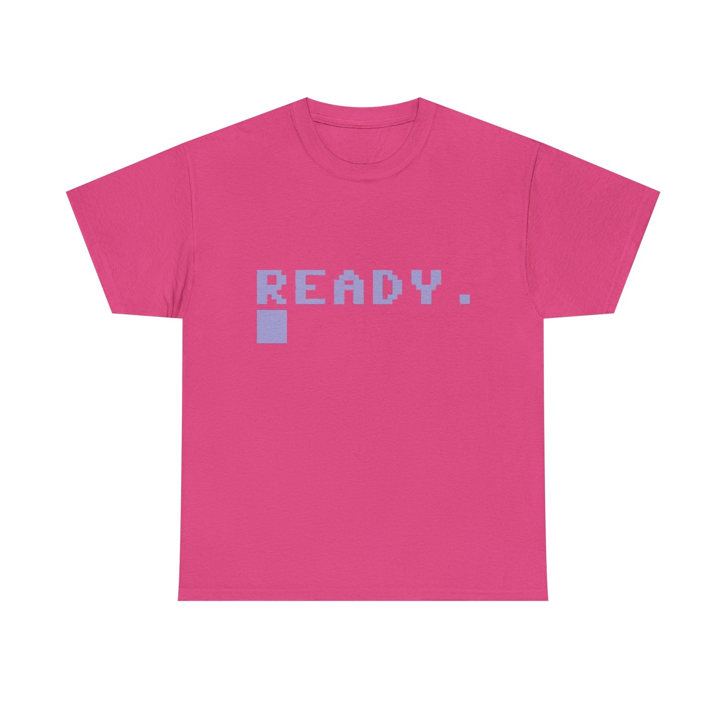 READY. – Commodore 64 Startup Screen Tee 80s Retro Computing