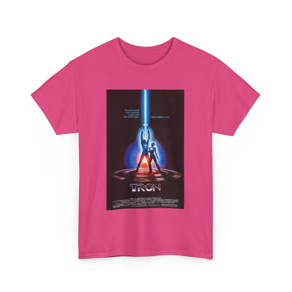 TRON Movie Poster Tee – Neon Sci-Fi Arcade Style Retro 80s