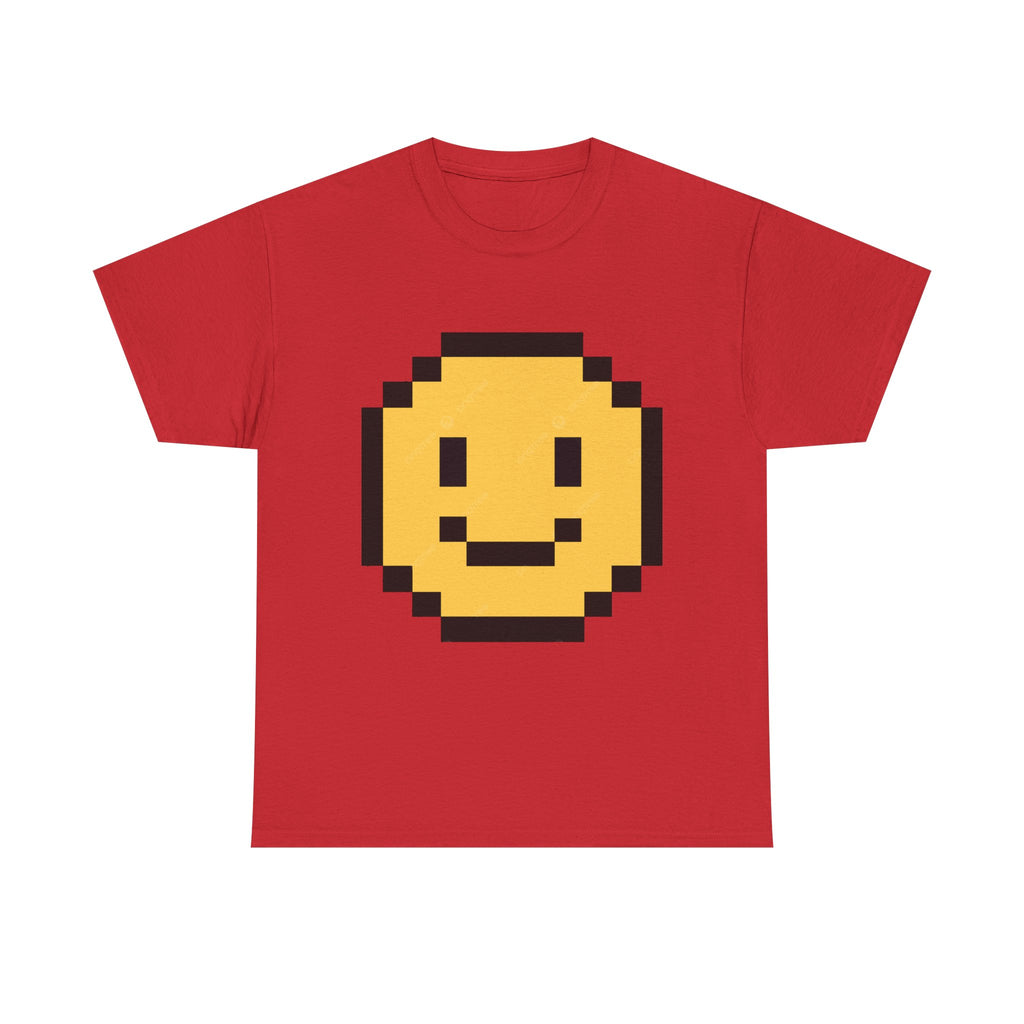8-Bit Smiley Face Tee – Classic Pixel Art Retro Gaming Style
