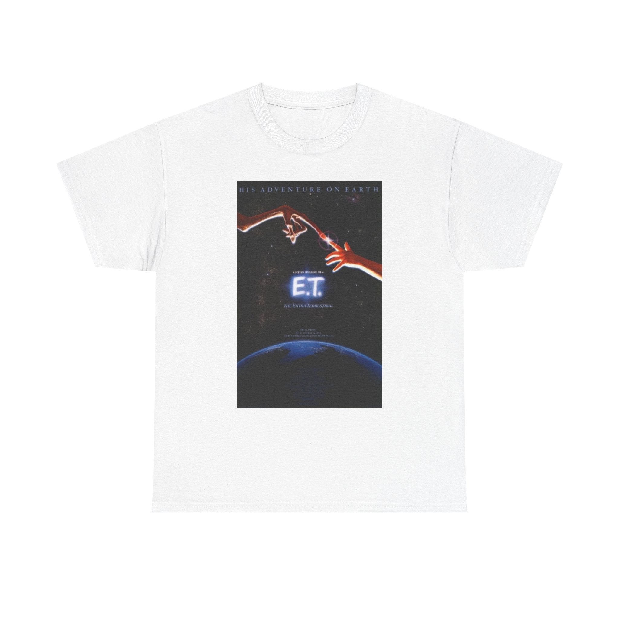 E.T. the Extra-Terrestrial Movie Poster Tee – Classic 80s Sci-Fi Family Film