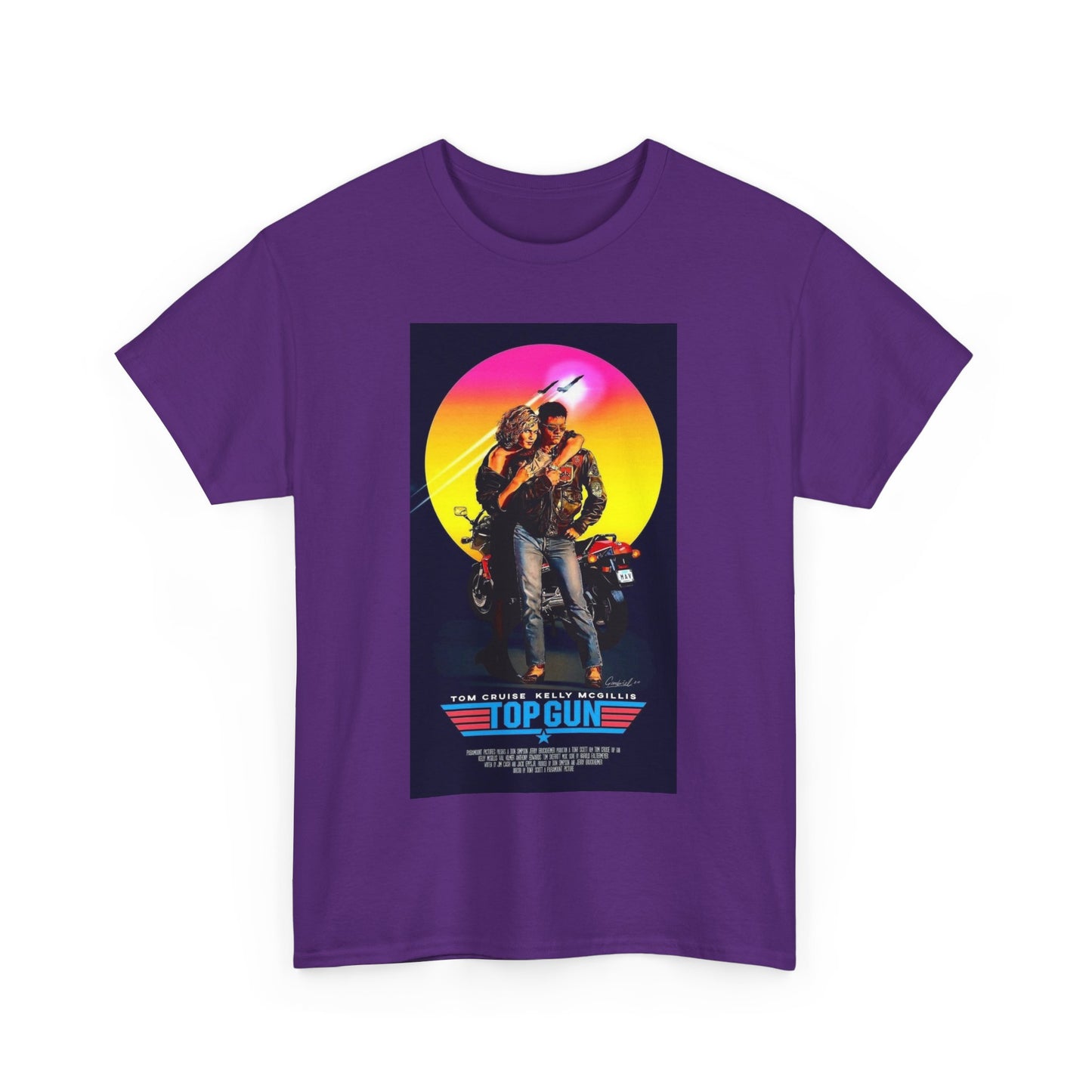 Retro 80s TOP GUN Tee – High-Flying Action Film Style
