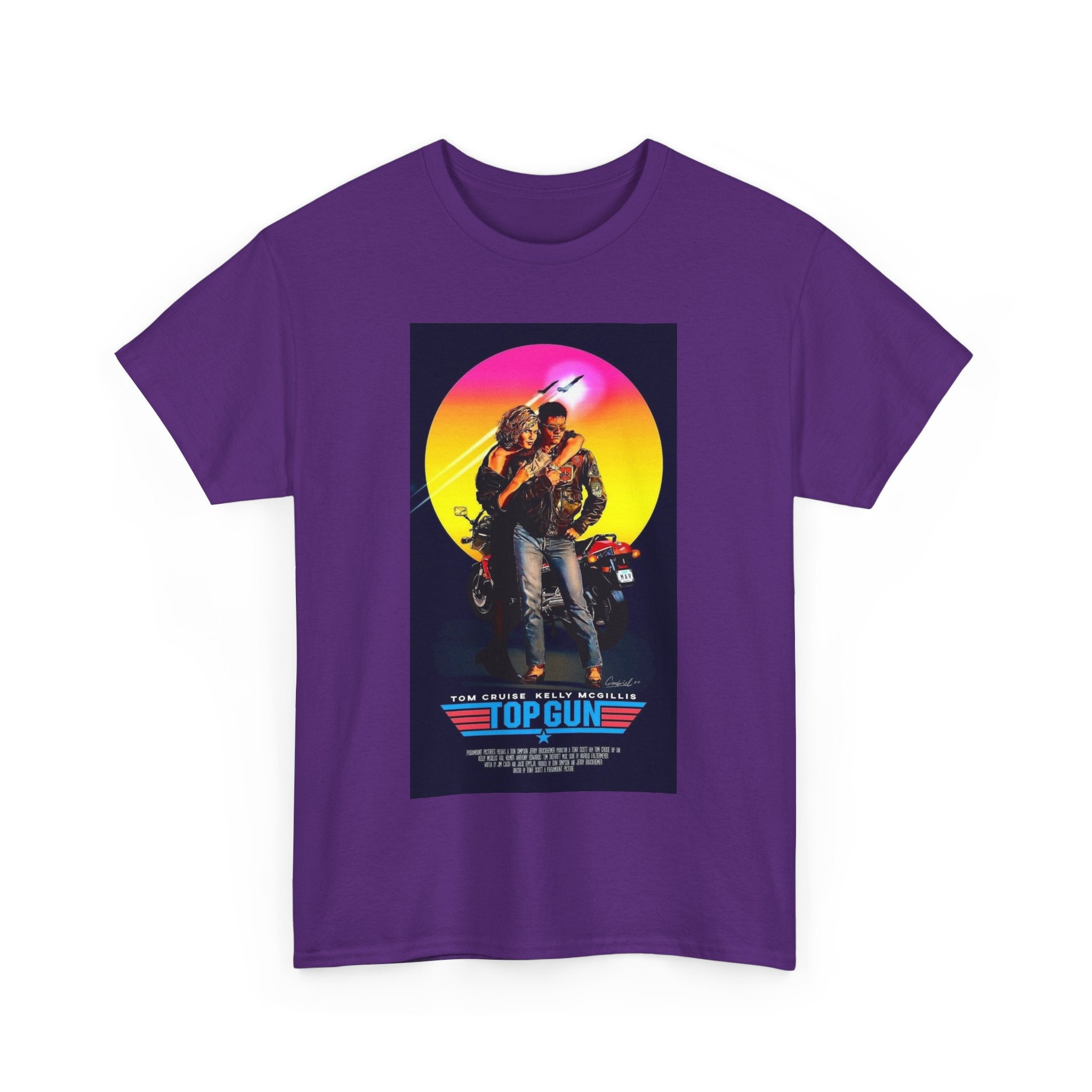 Retro 80s TOP GUN Tee – High-Flying Action Film Style