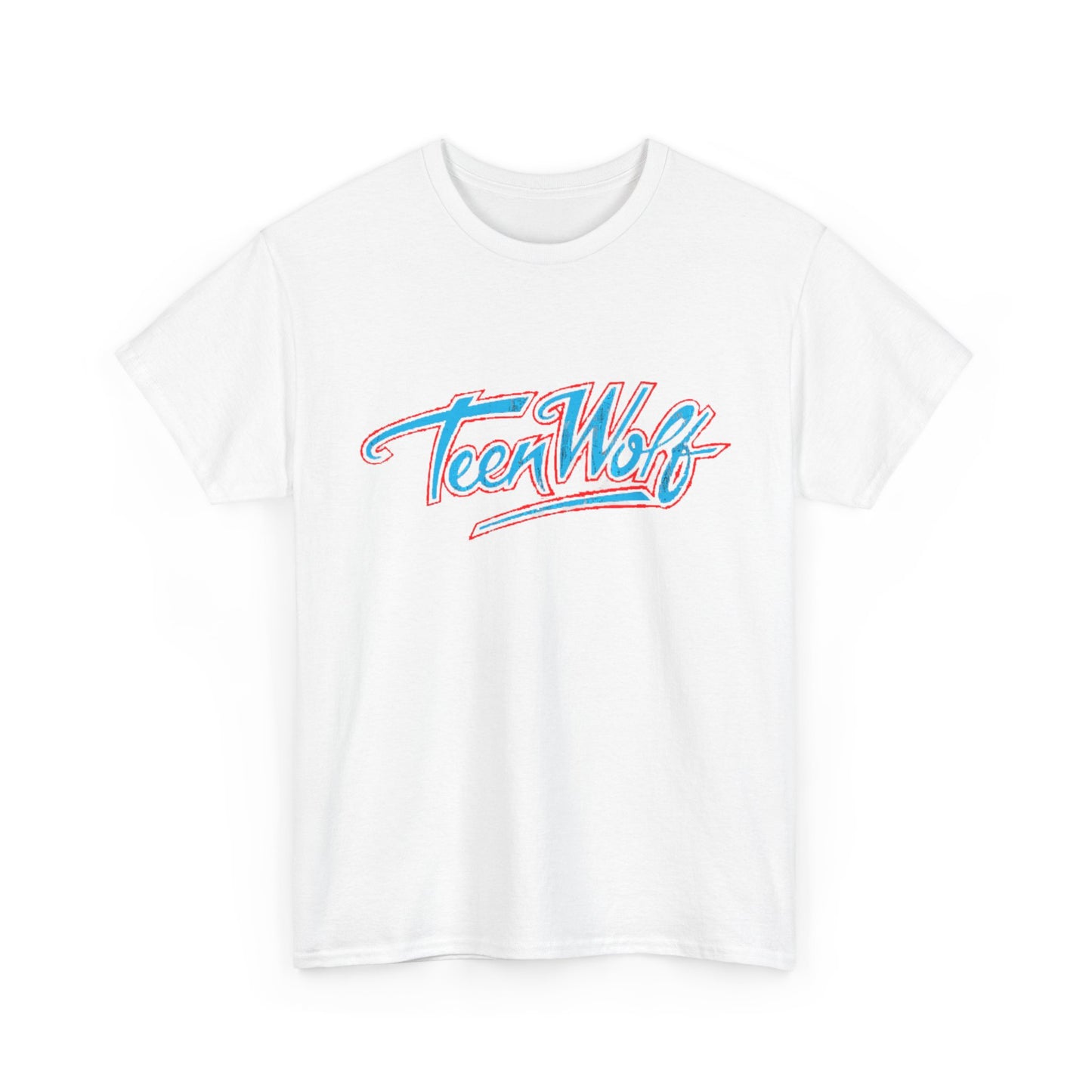 Teen Wolf Neon Logo Tee – 80s Movie Magic