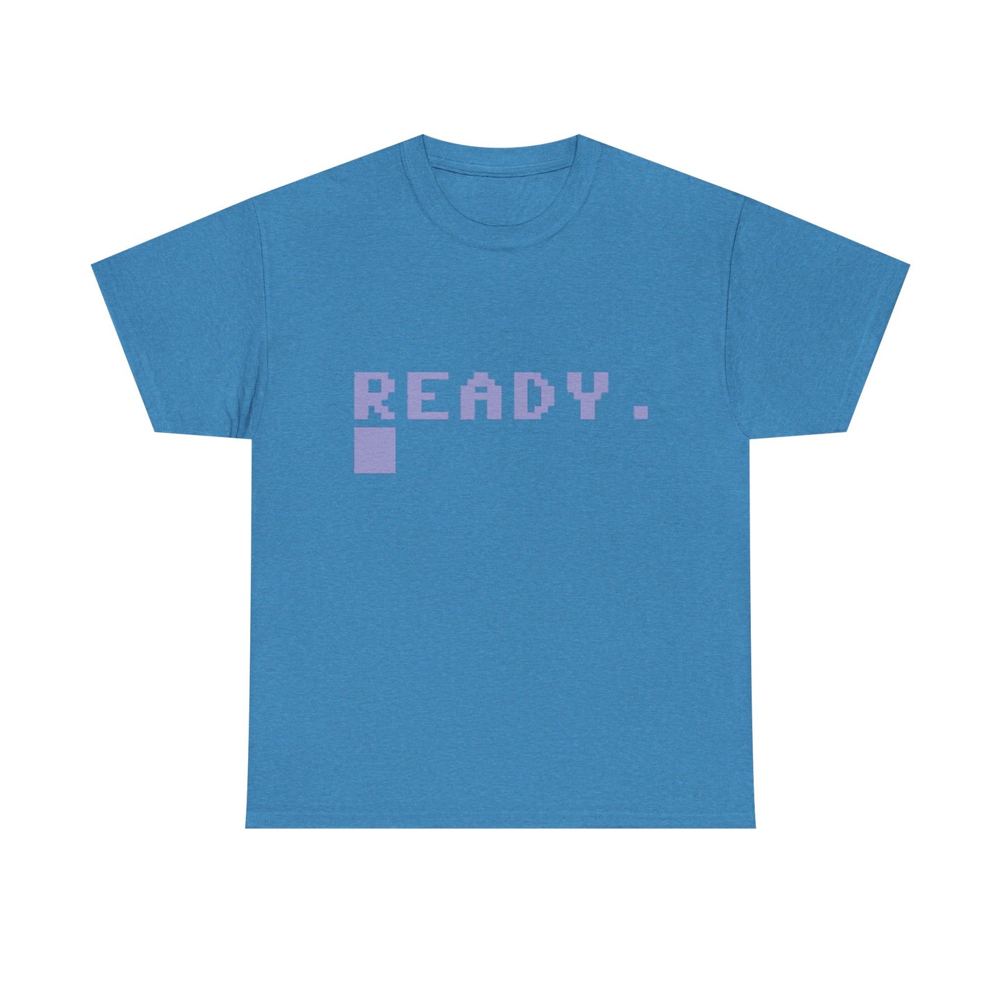 READY. – Commodore 64 Startup Screen Tee 80s Retro Computing