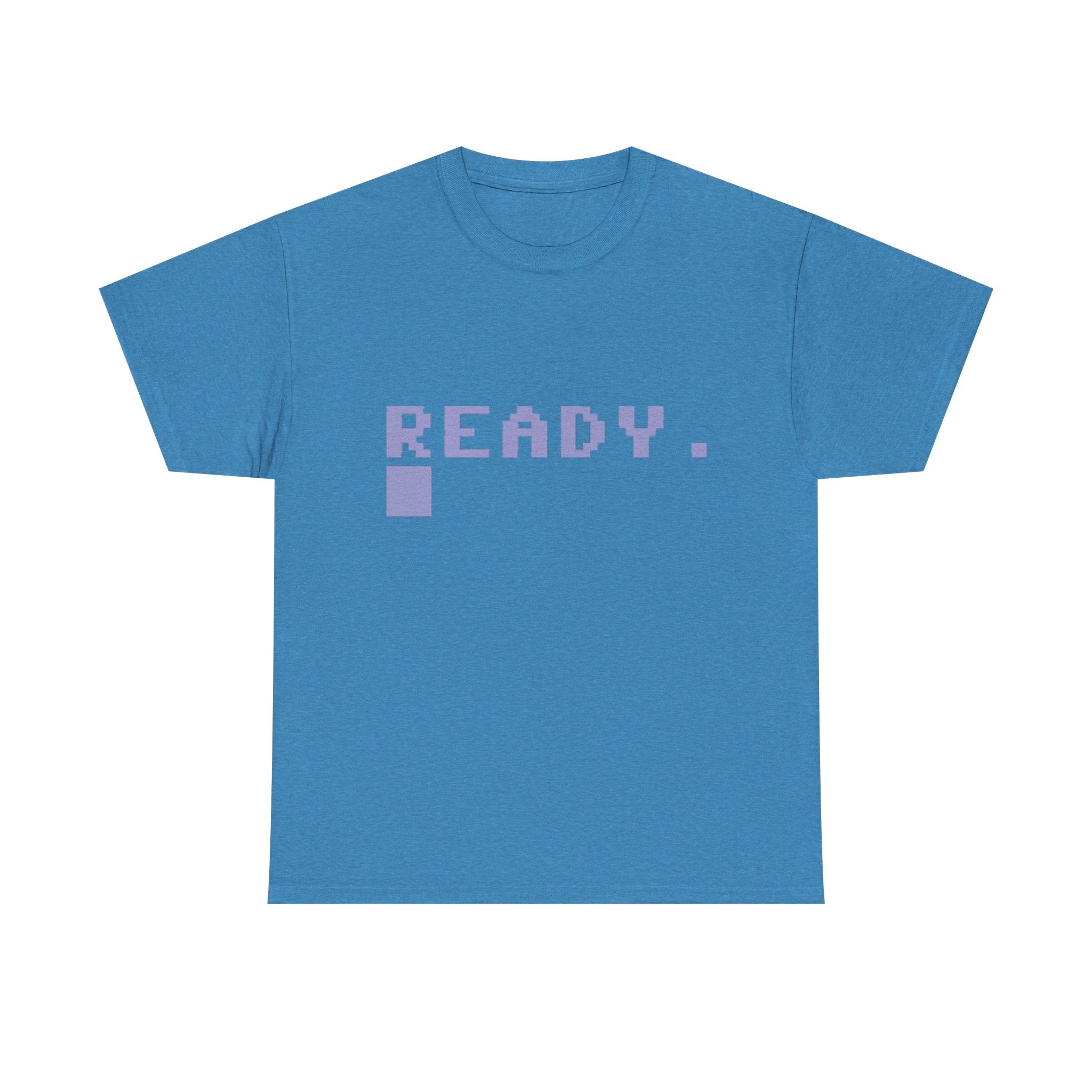 READY. – Commodore 64 Startup Screen Tee 80s Retro Computing