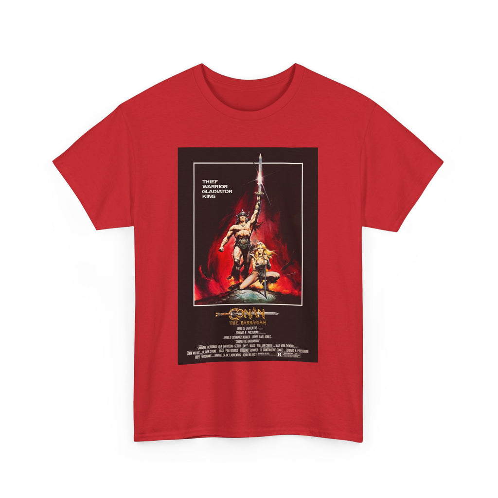 Conan the Barbarian Movie Poster Tee – Epic 80s Fantasy Classic