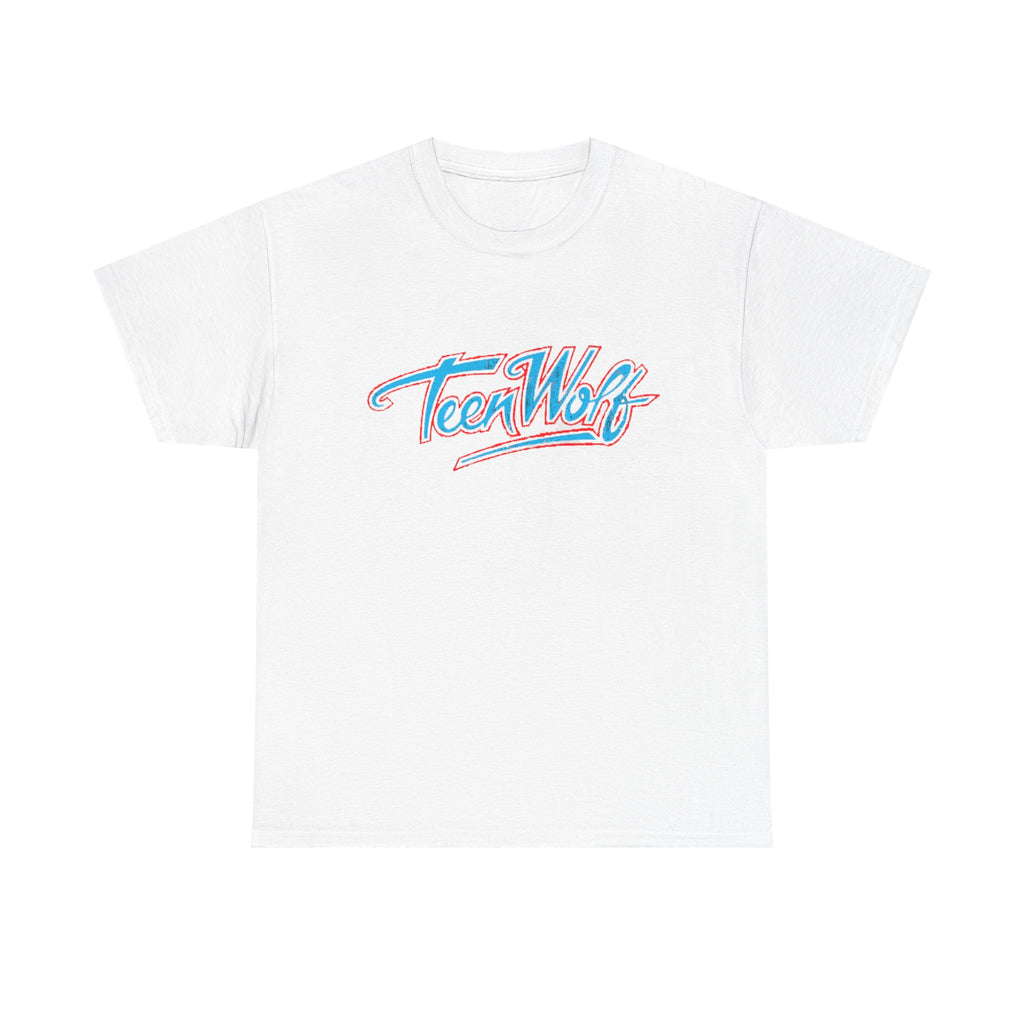 Teen Wolf Neon Logo Tee – 80s Movie Magic