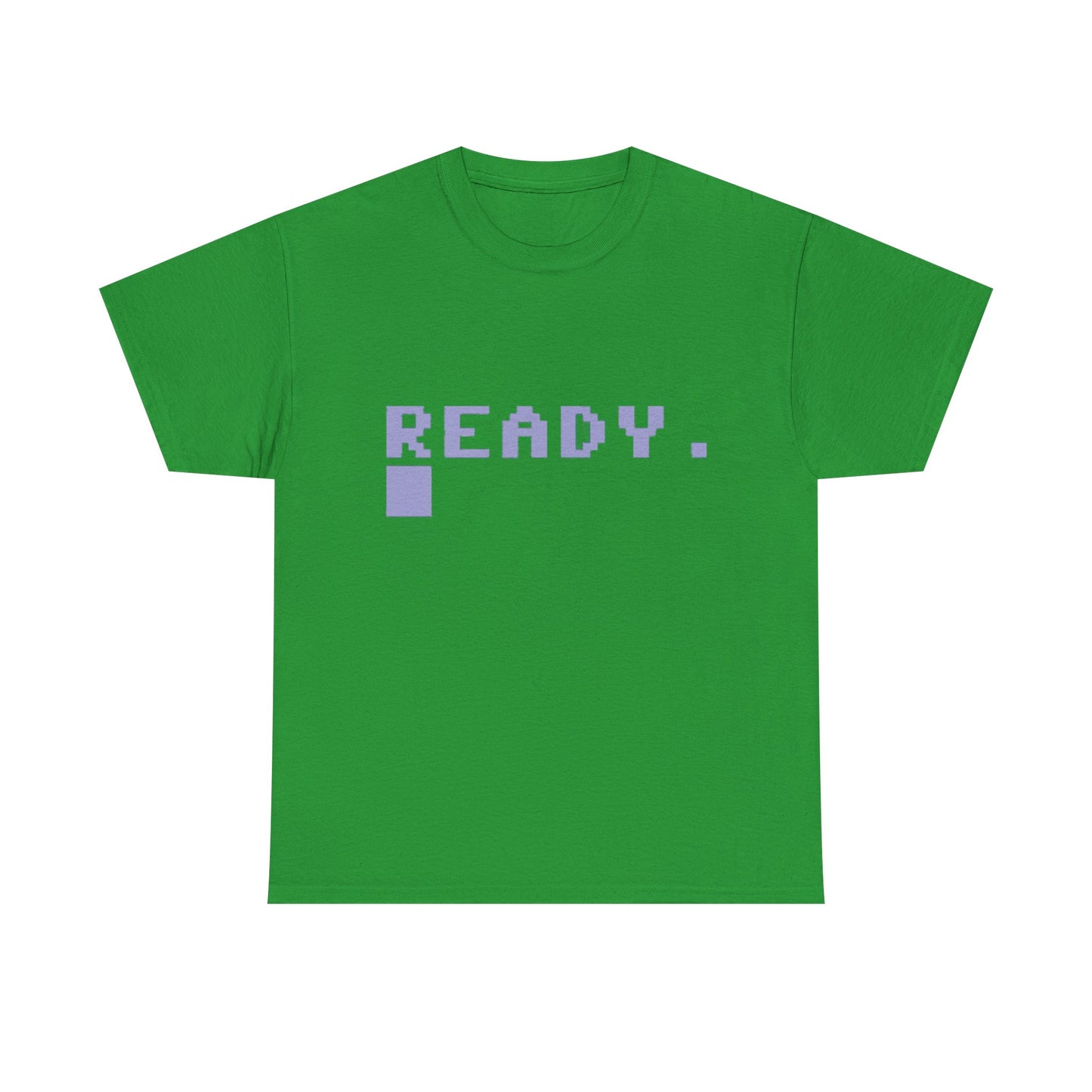 READY. – Commodore 64 Startup Screen Tee 80s Retro Computing