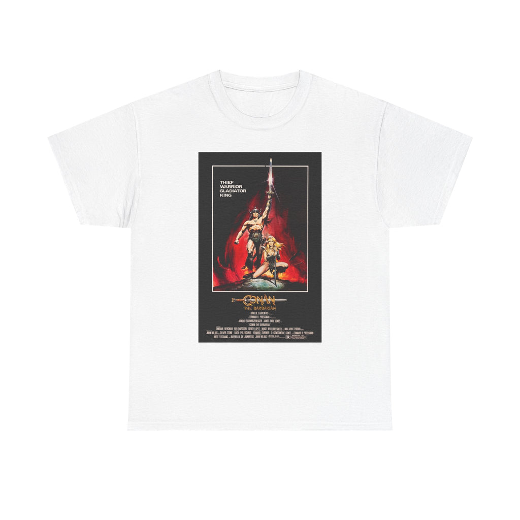 Conan the Barbarian Movie Poster Tee – Epic 80s Fantasy Classic