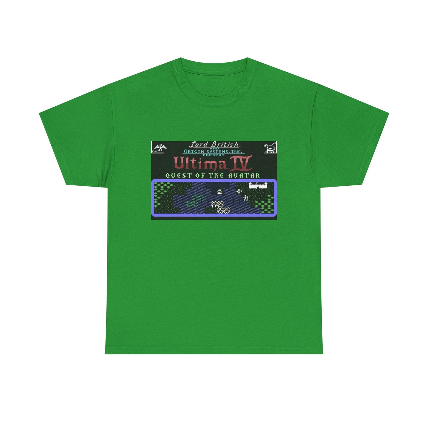 Ultima IV: Quest of the Avatar Commodore 64 Title Screen Tee – Classic C64 RPG