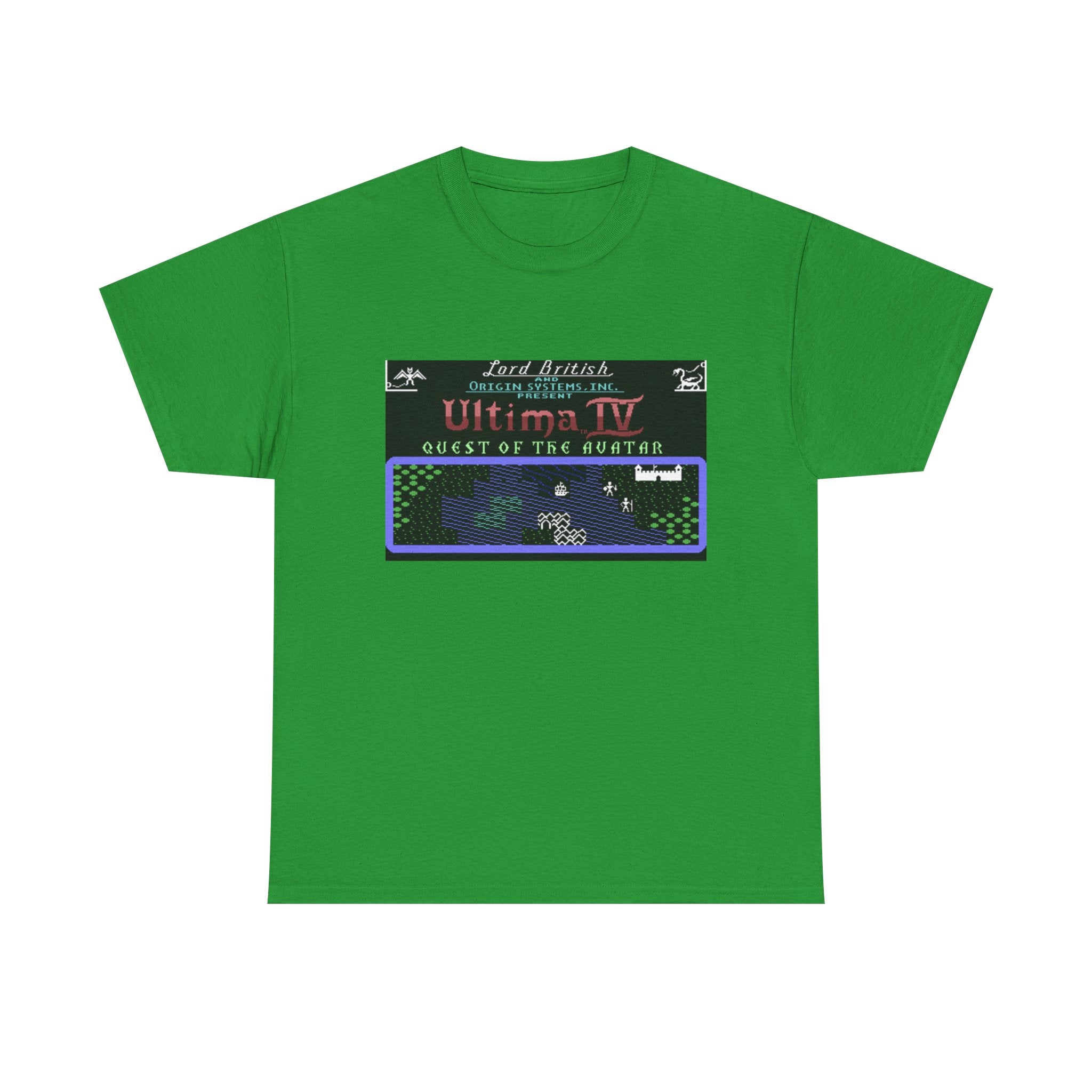 Ultima IV: Quest of the Avatar Commodore 64 Title Screen Tee – Classic C64 RPG
