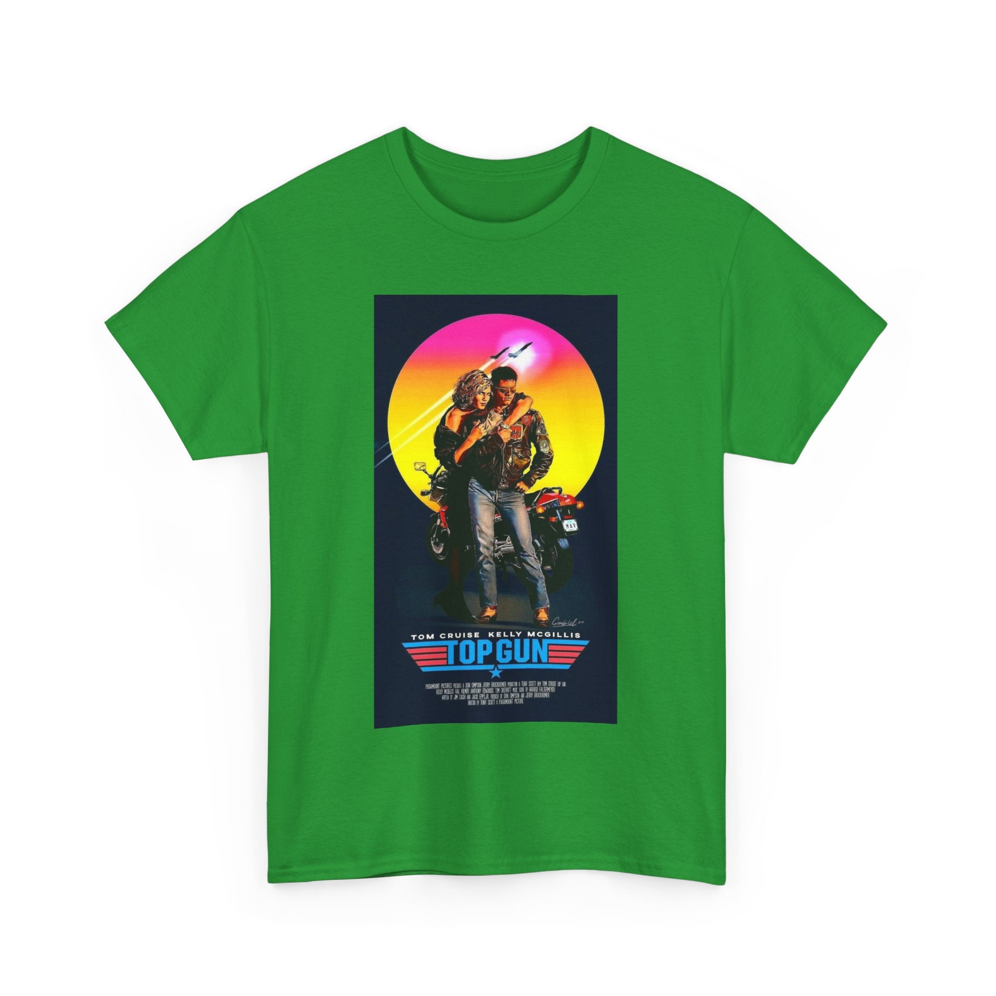Retro 80s TOP GUN Tee – High-Flying Action Film Style