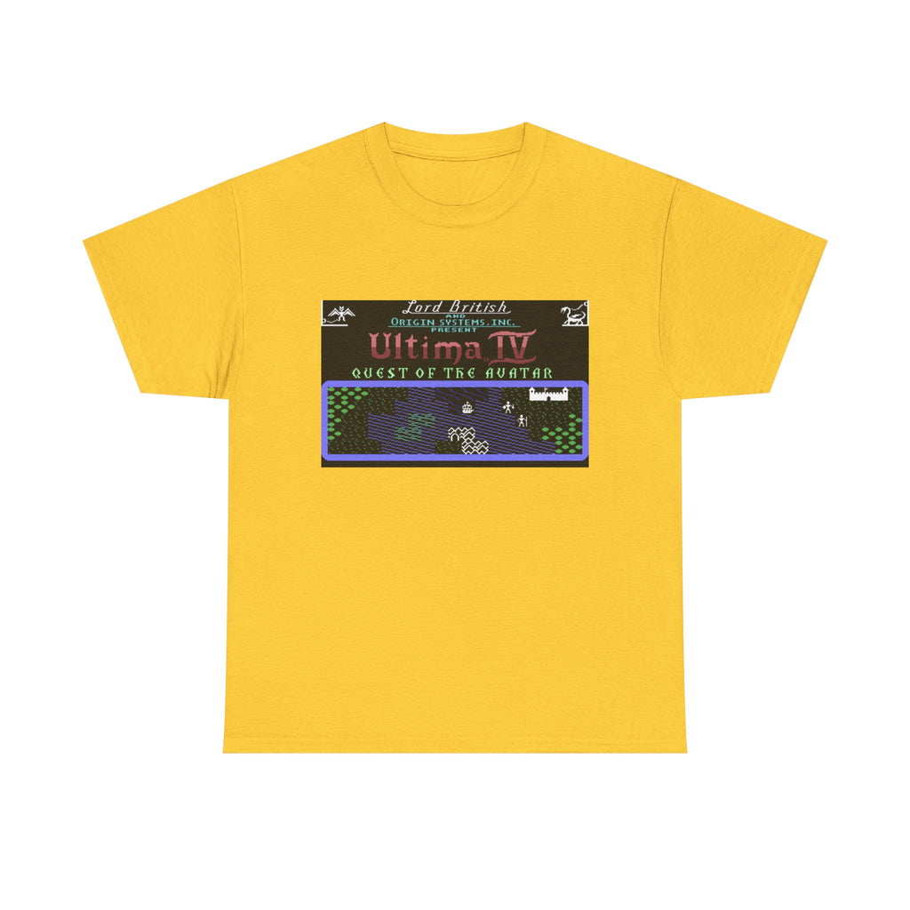 Ultima IV: Quest of the Avatar Commodore 64 Title Screen Tee – Classic C64 RPG