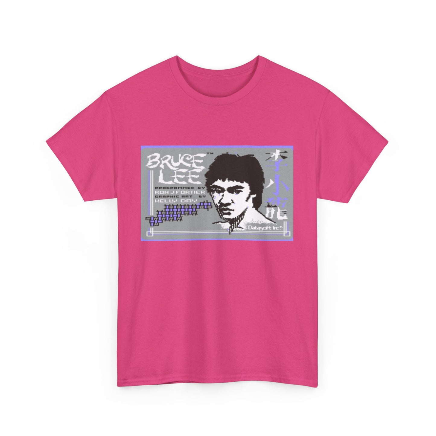 Bruce Lee Commodore 64 Title Screen Tee – Classic C64 Action Platformer