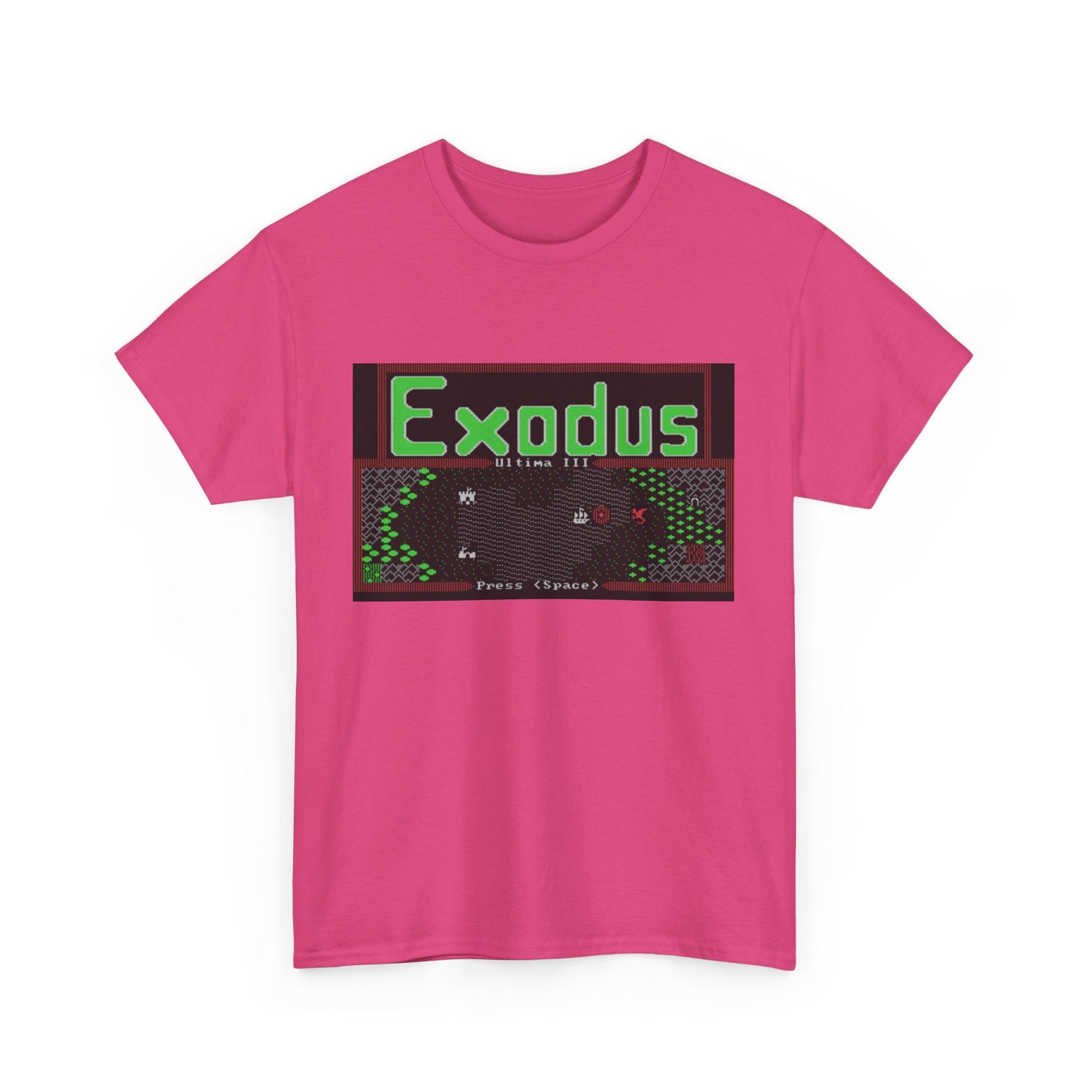 Ultima III: Exodus Commodore 64 Title Screen Tee – Classic C64 RPG