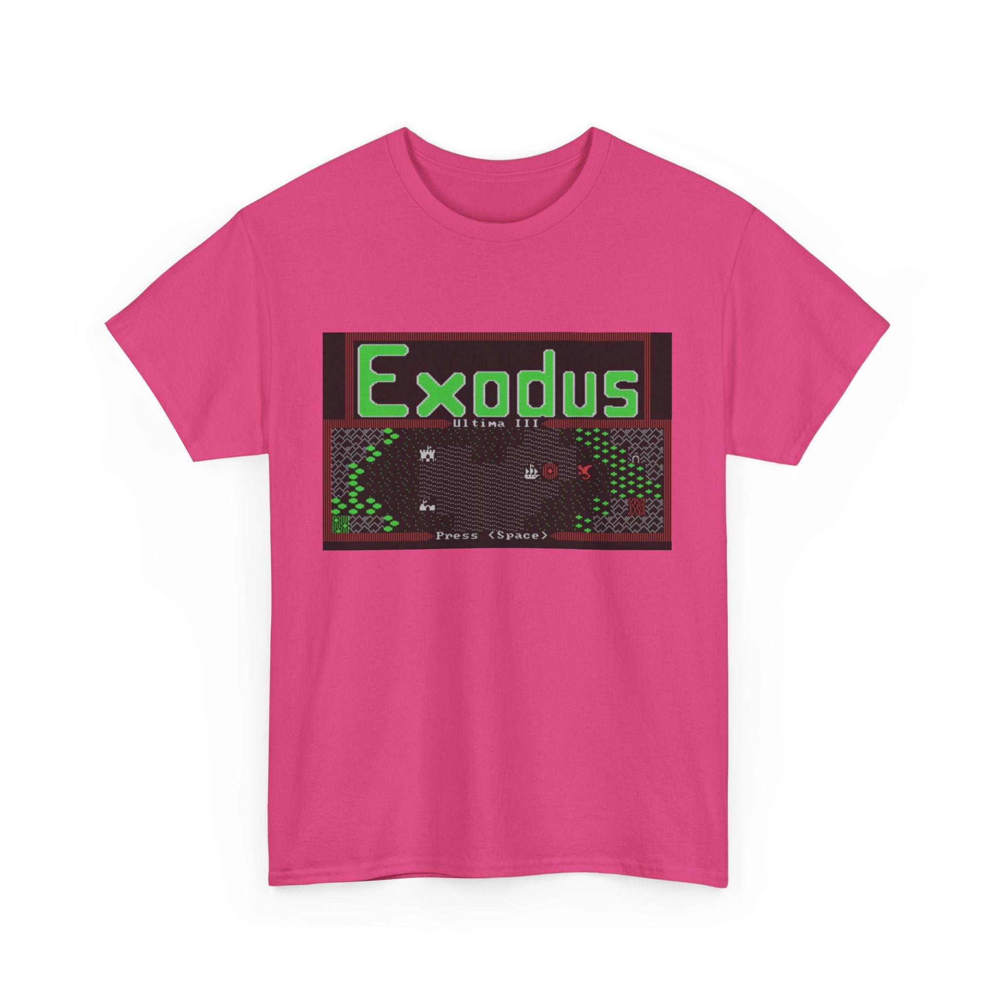 Ultima III: Exodus Commodore 64 Title Screen Tee – Classic C64 RPG