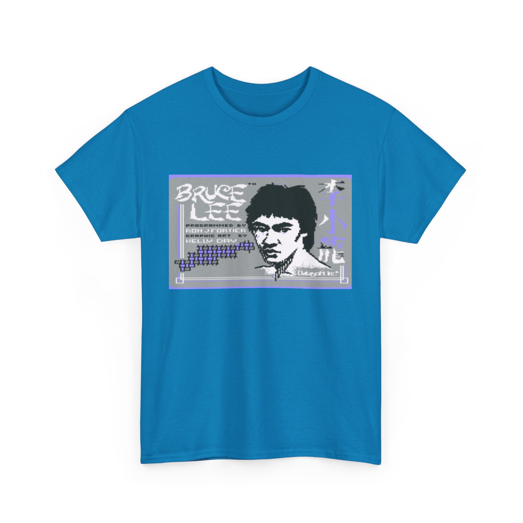 Bruce Lee Commodore 64 Title Screen Tee – Classic C64 Action Platformer