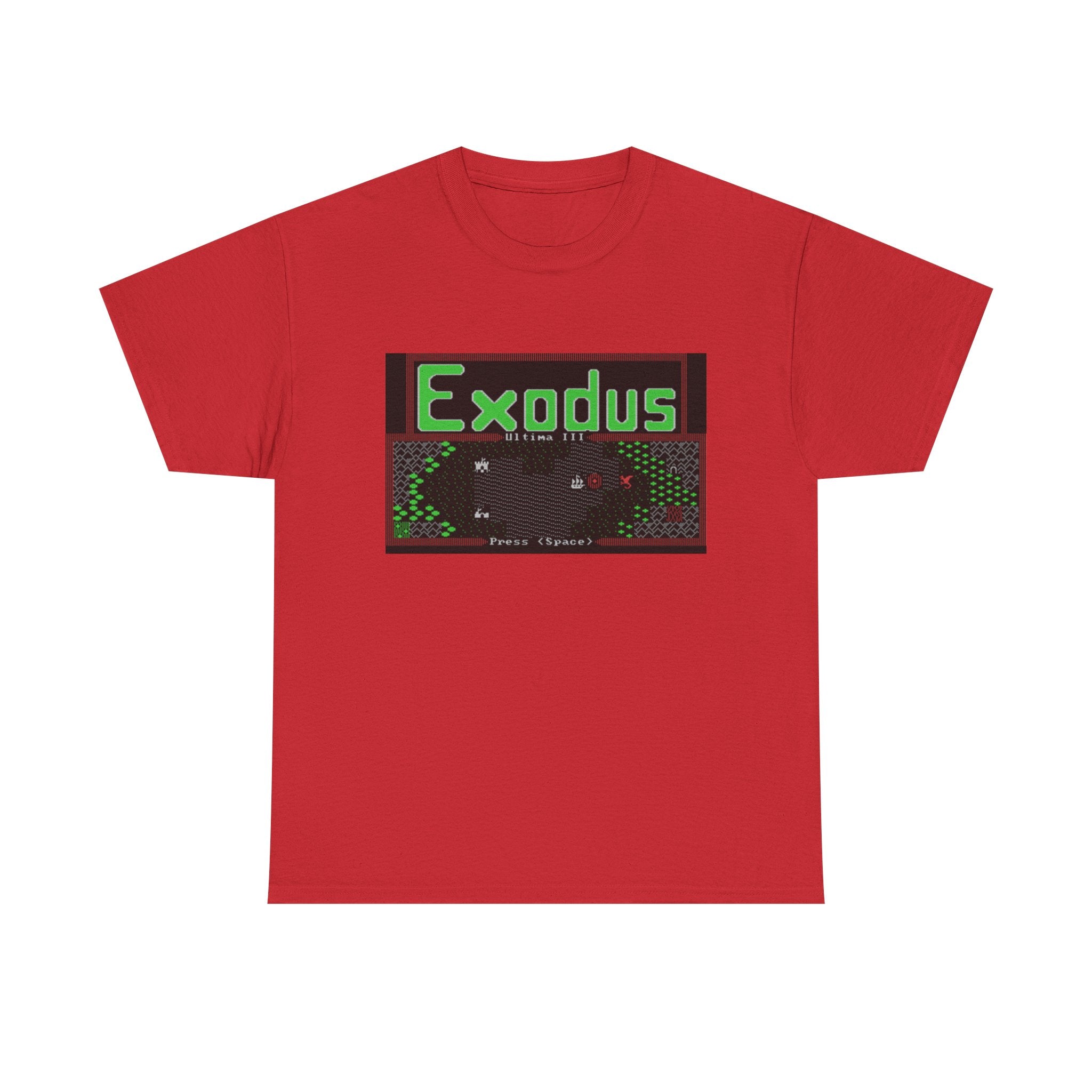 Ultima III: Exodus Commodore 64 Title Screen Tee – Classic C64 RPG