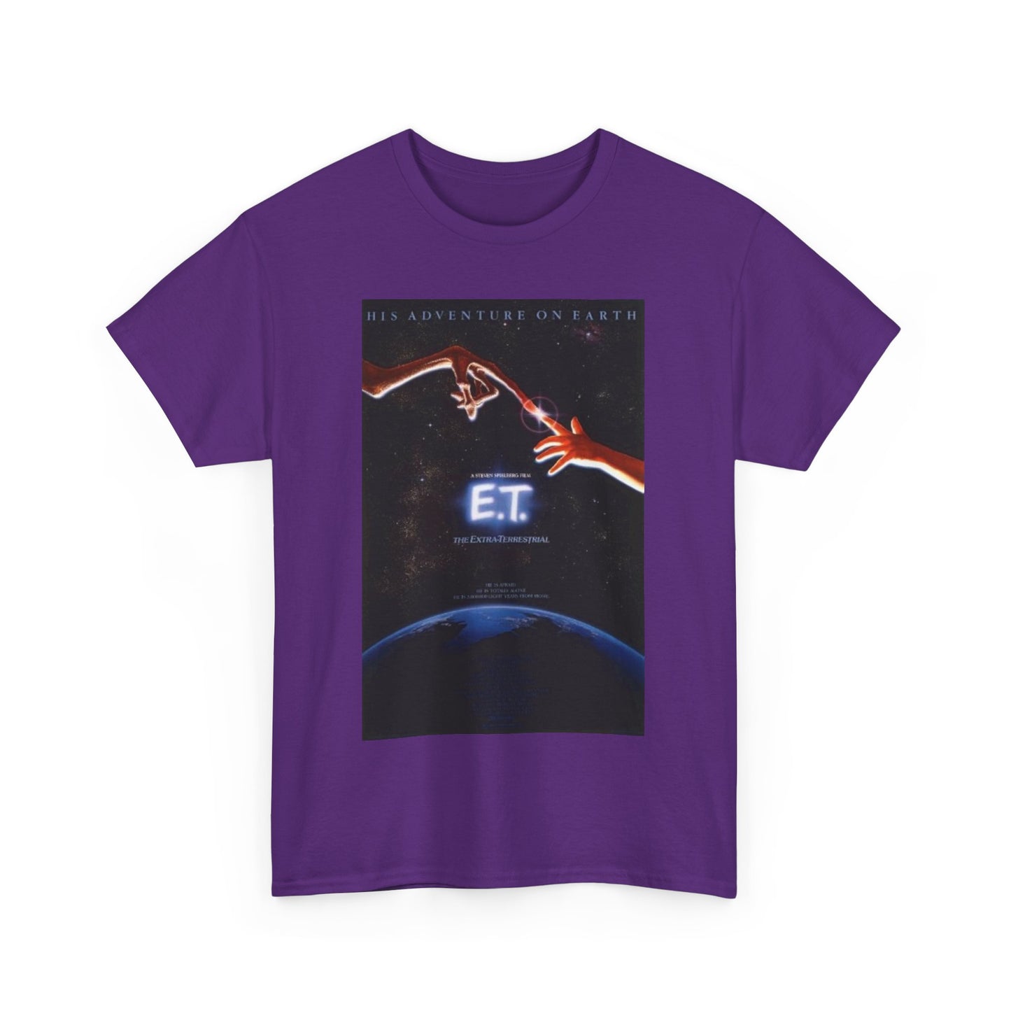 E.T. the Extra-Terrestrial Movie Poster Tee – Classic 80s Sci-Fi Family Film