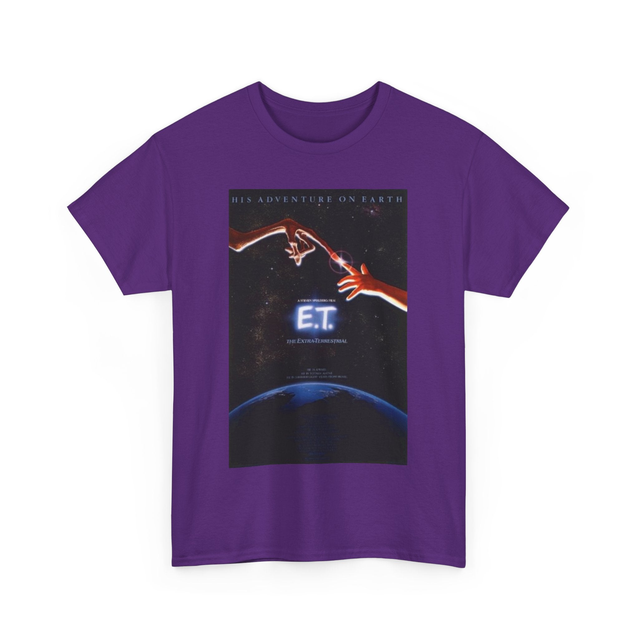 E.T. the Extra-Terrestrial Movie Poster Tee – Classic 80s Sci-Fi Family Film