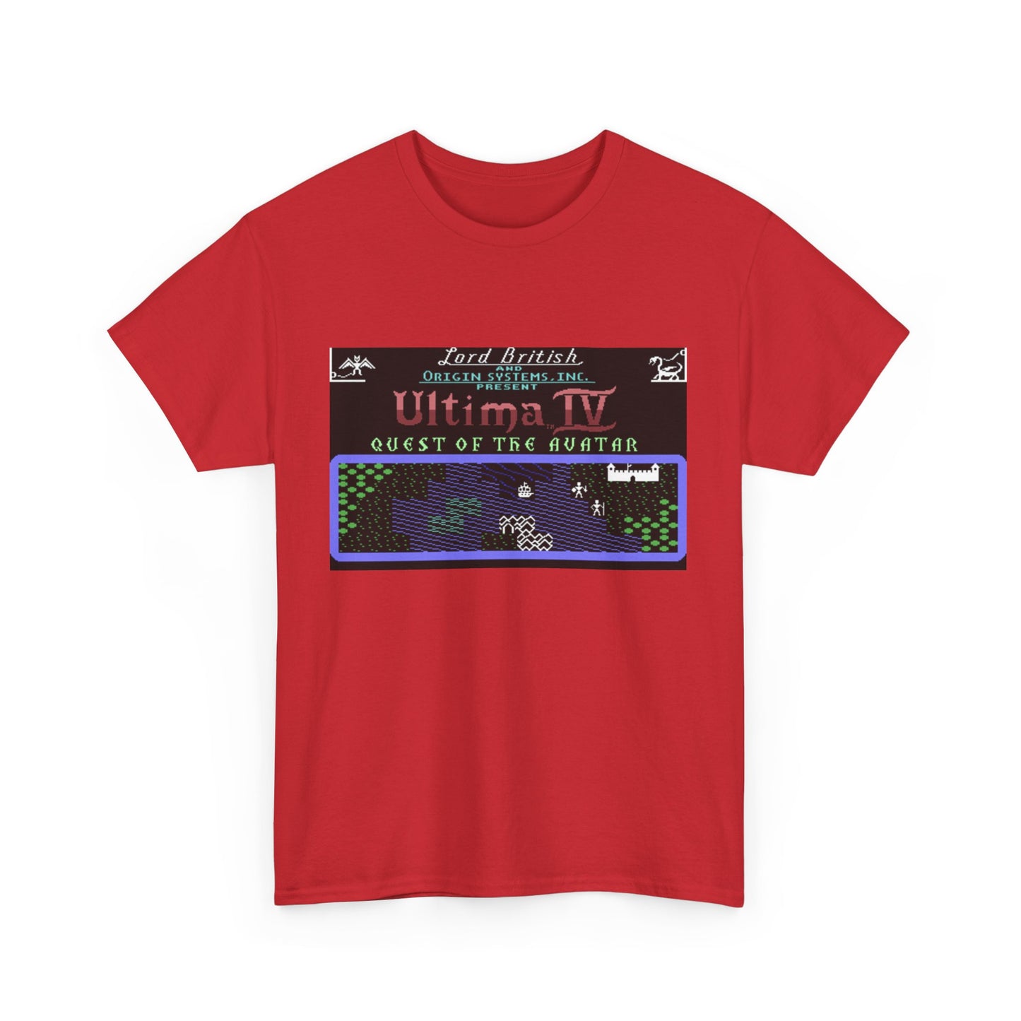 Ultima IV: Quest of the Avatar Commodore 64 Title Screen Tee – Classic C64 RPG