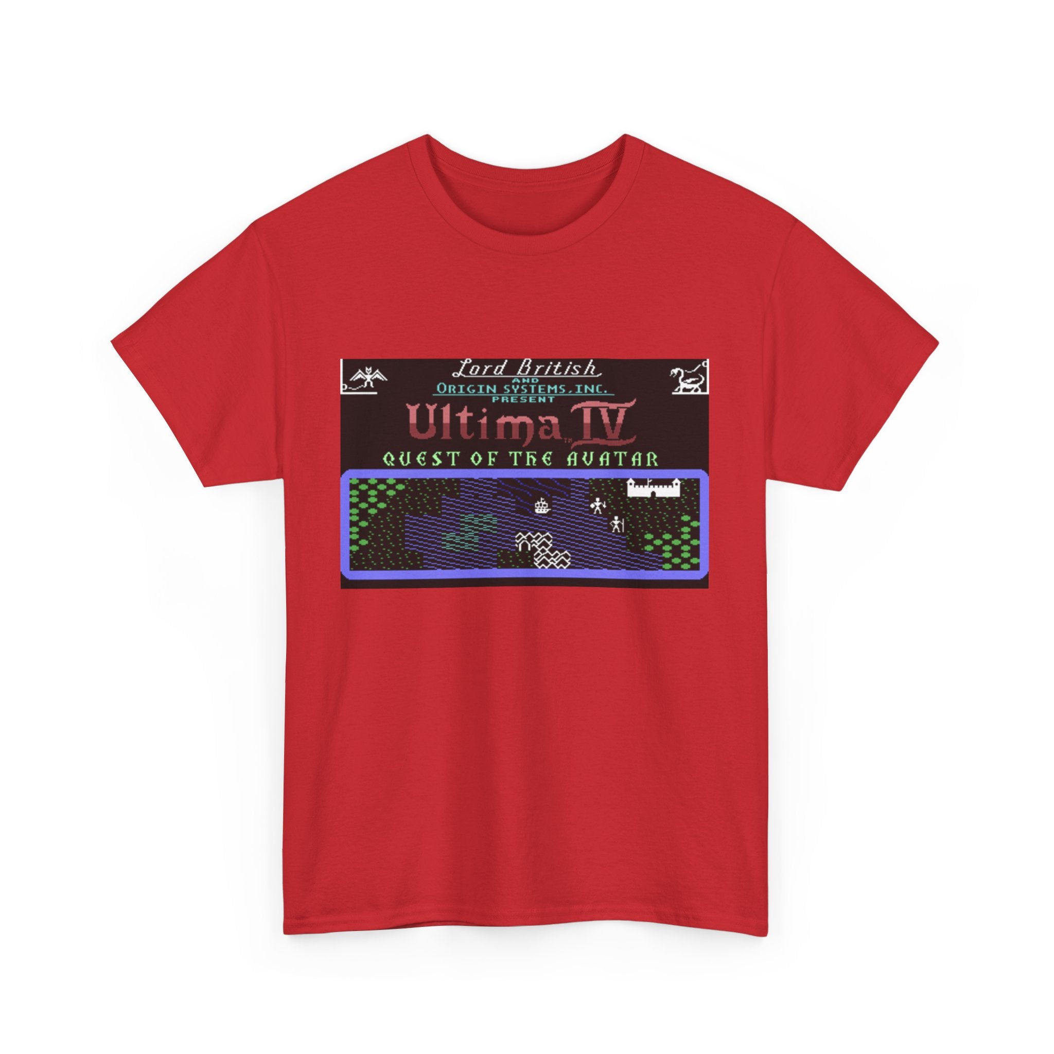 Ultima IV: Quest of the Avatar Commodore 64 Title Screen Tee – Classic C64 RPG