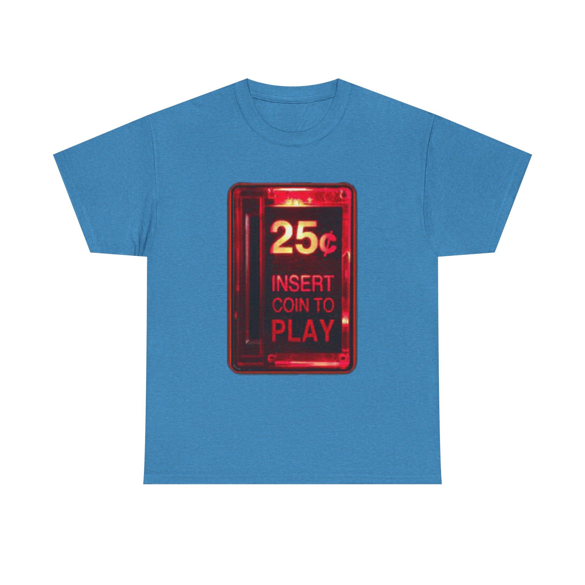 Retro Arcade Coin Slot Tee – “25¢ Insert Coin to Play” Gaming Shirt