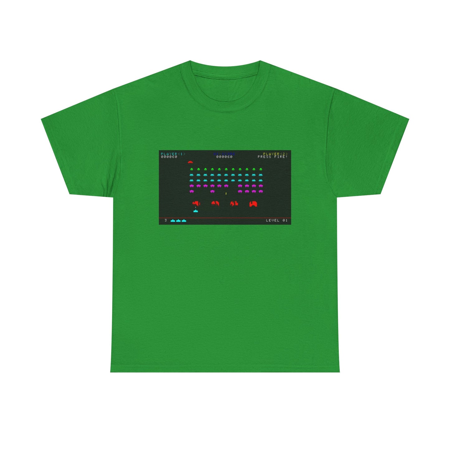 Space Invaders Tee – Classic 80s Arcade Game Scene