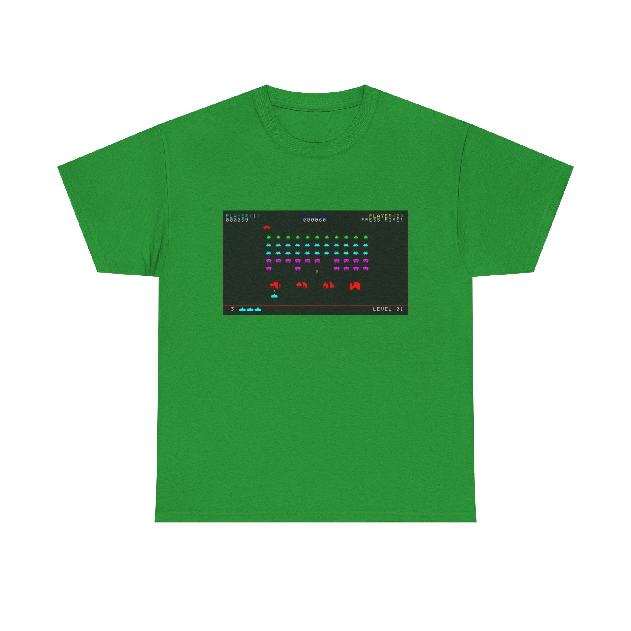 Space Invaders Tee – Classic 80s Arcade Game Scene