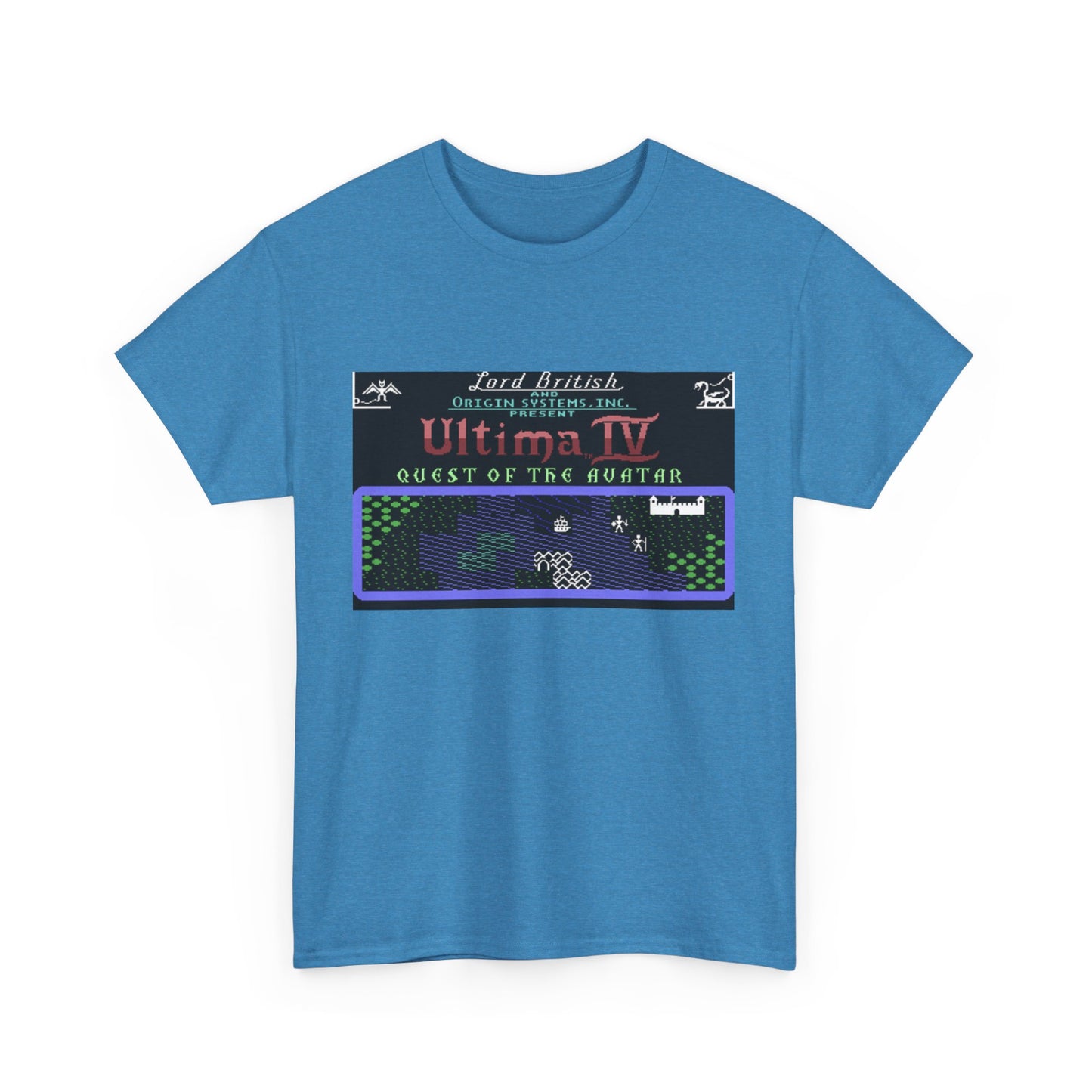 Ultima IV: Quest of the Avatar Commodore 64 Title Screen Tee – Classic C64 RPG