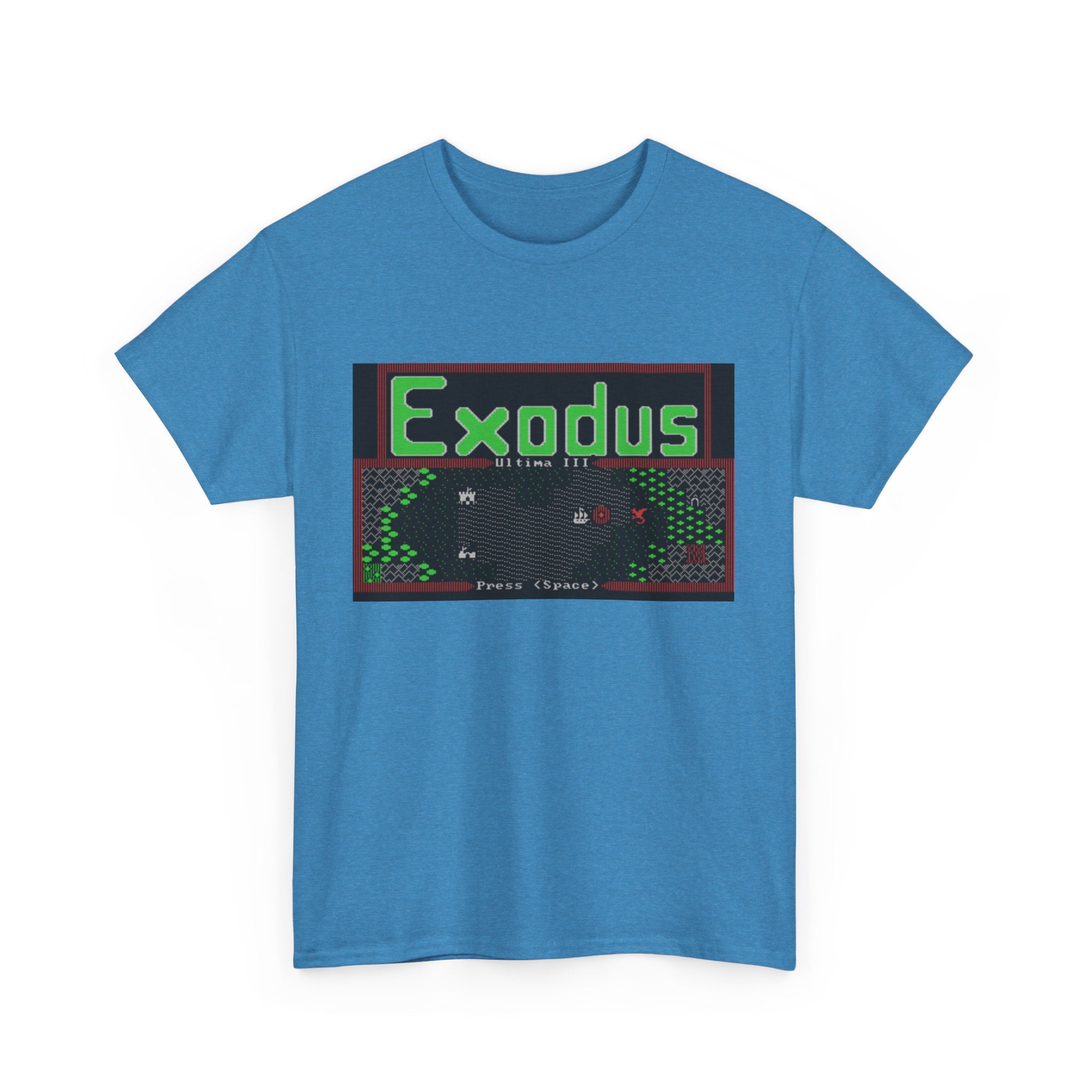 Ultima III: Exodus Commodore 64 Title Screen Tee – Classic C64 RPG