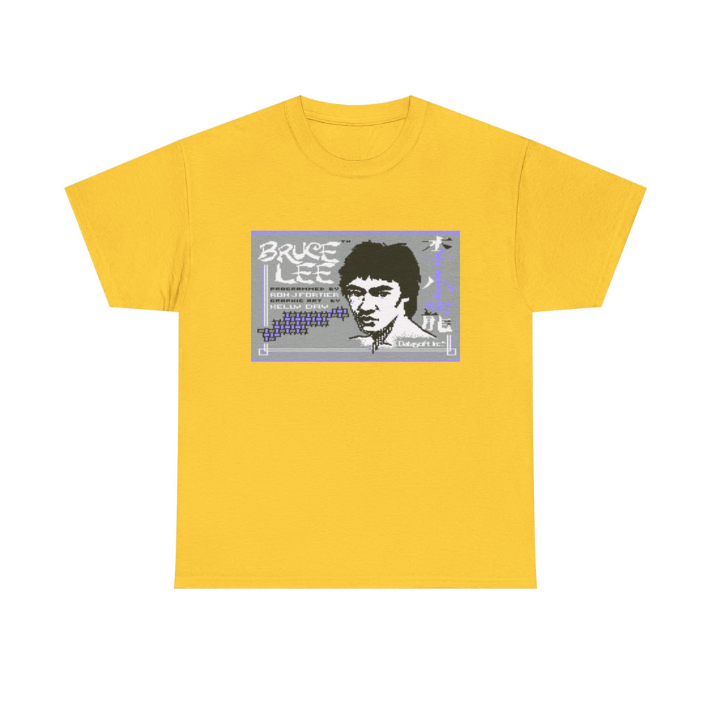 Bruce Lee Commodore 64 Title Screen Tee – Classic C64 Action Platformer