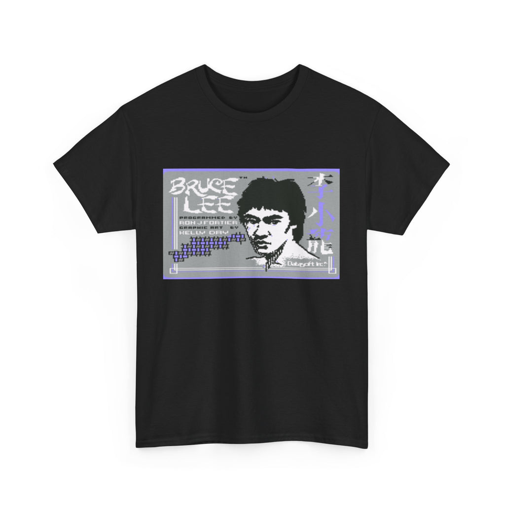 Bruce Lee Commodore 64 Title Screen Tee – Classic C64 Action Platformer