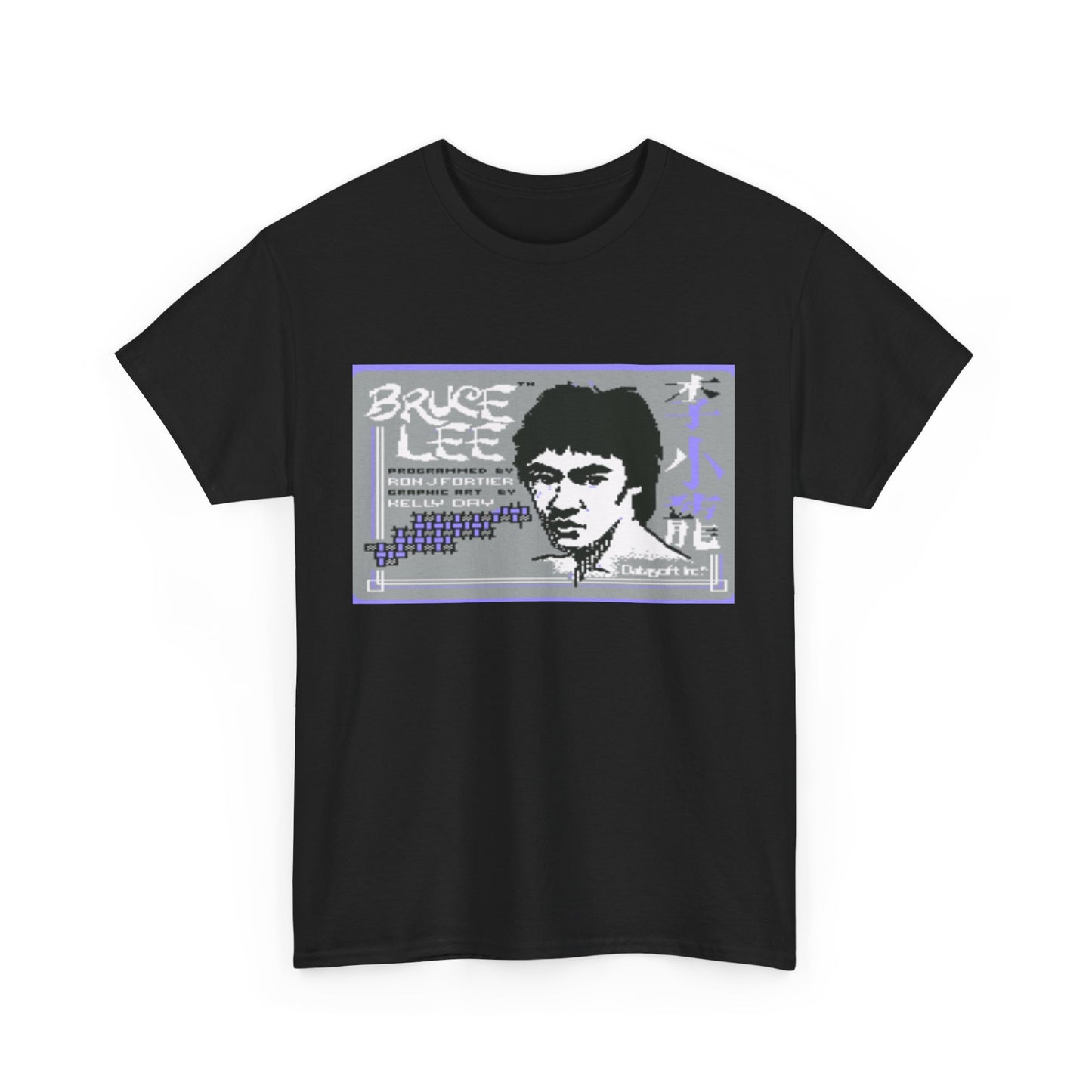 Bruce Lee Commodore 64 Title Screen Tee – Classic C64 Action Platformer