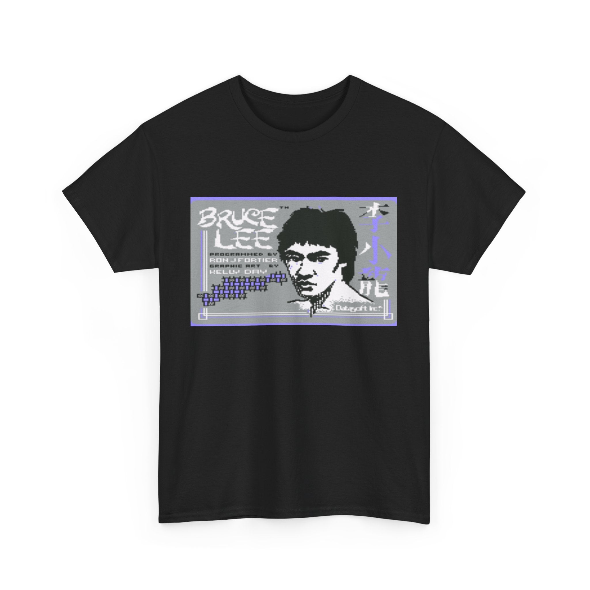 Bruce Lee Commodore 64 Title Screen Tee – Classic C64 Action Platformer