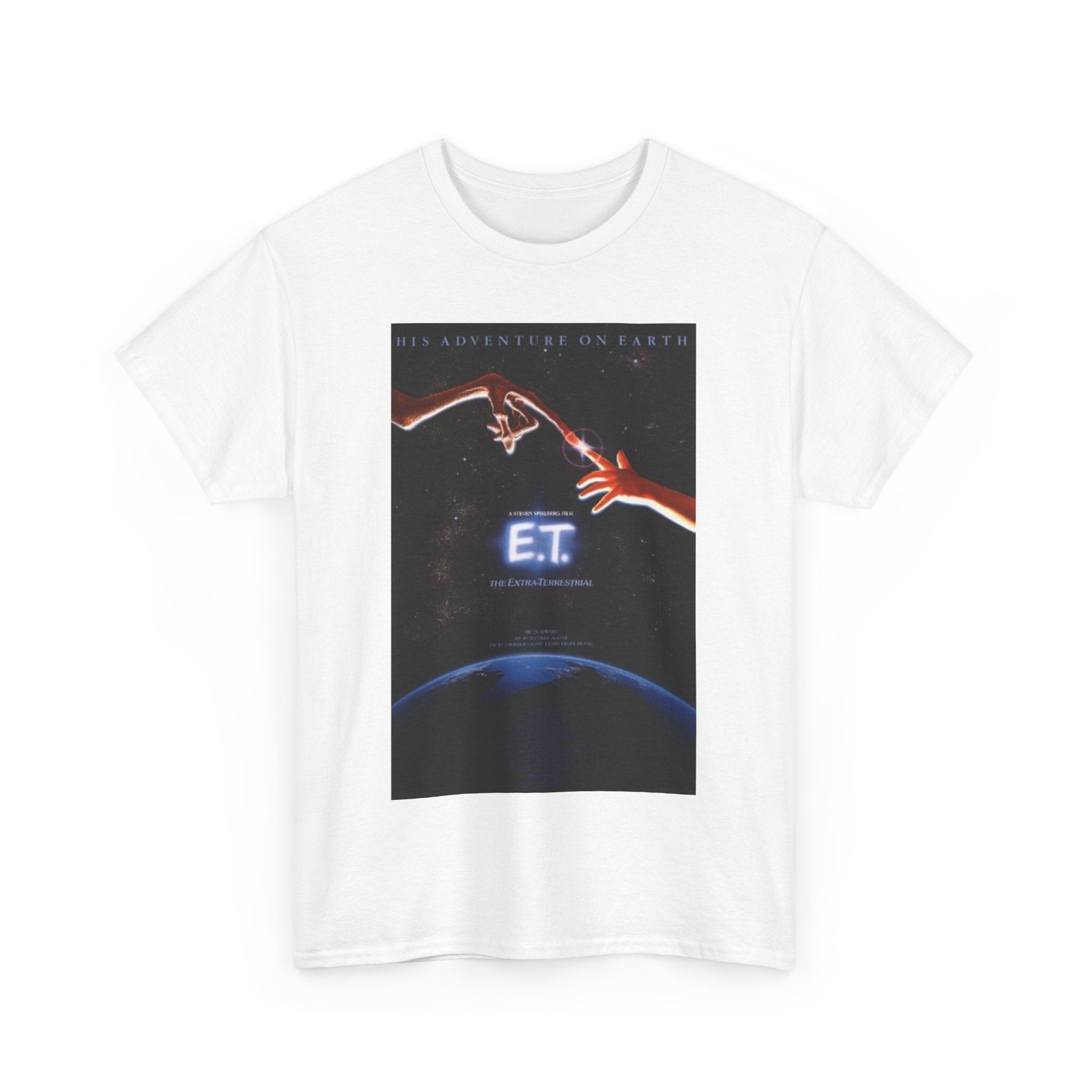 E.T. the Extra-Terrestrial Movie Poster Tee – Classic 80s Sci-Fi Family Film