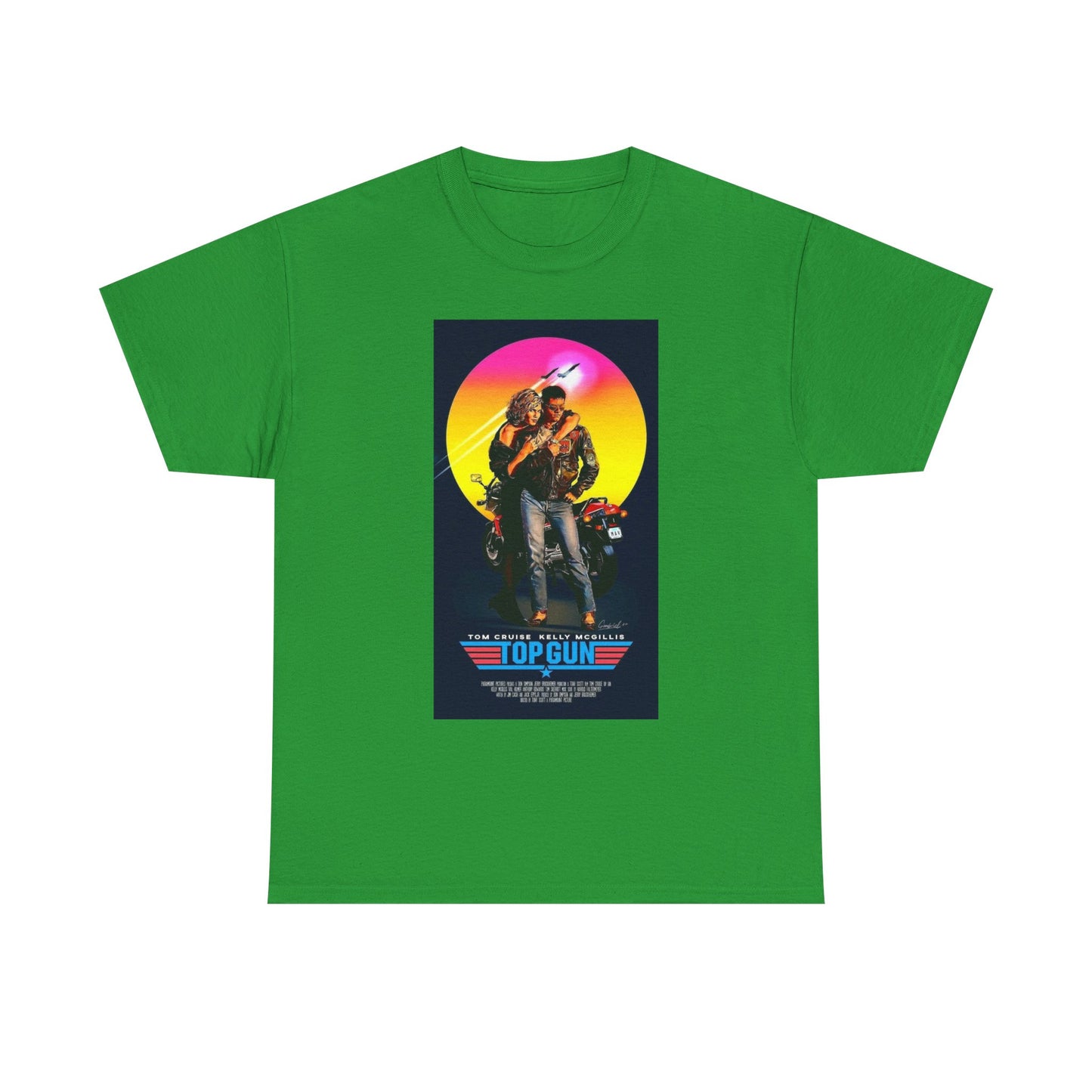 Retro 80s TOP GUN Tee – High-Flying Action Film Style