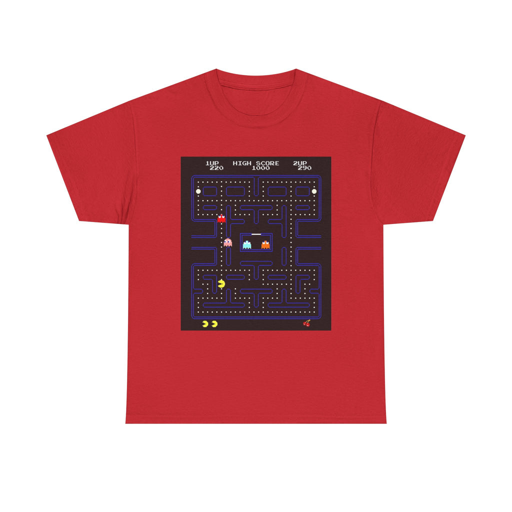Pac-Man Screen Tee – Classic 80s Arcade Game Scene