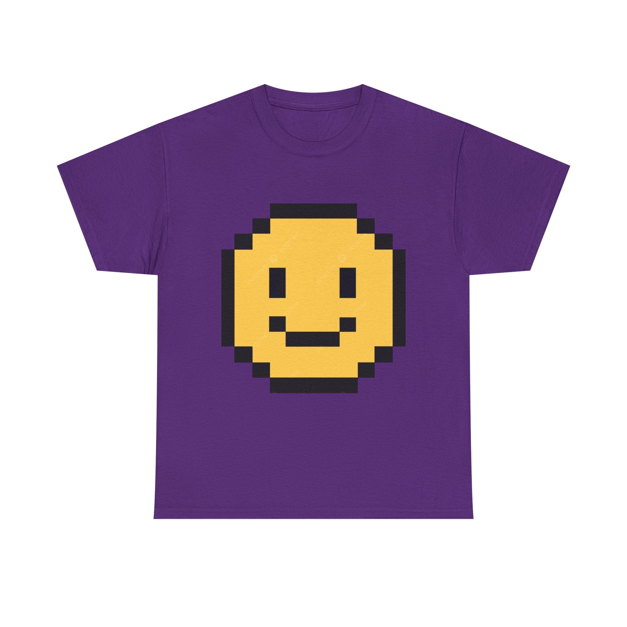 8-Bit Smiley Face Tee – Classic Pixel Art Retro Gaming Style