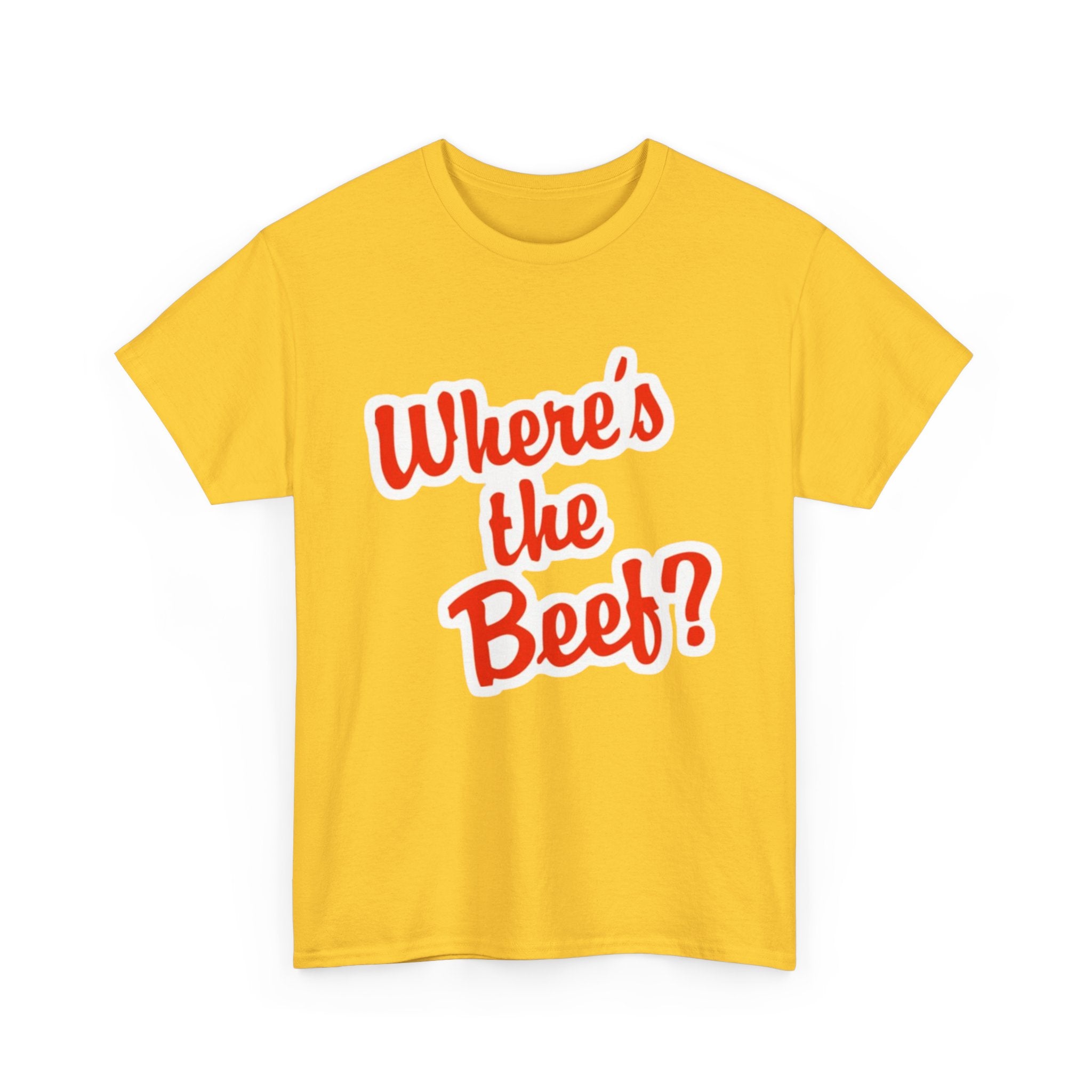 Where’s the Beef? Classic Tee – 80s Ad Icon